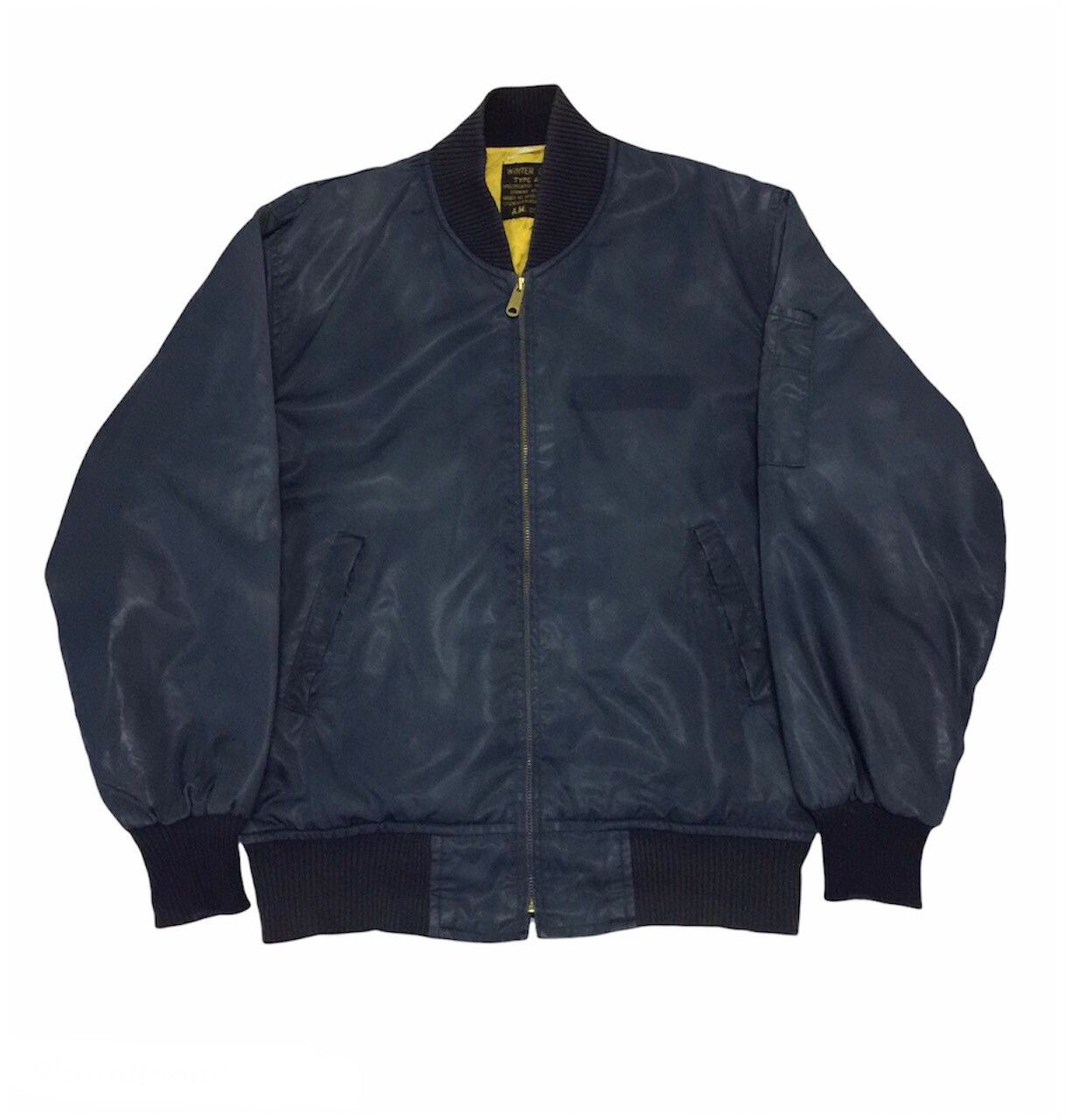 Japanese Brand Vtg Winter Goods Bomber Jacket Type A-55-S Size US M / EU 48-50 / 2 - 1 Thumbnail