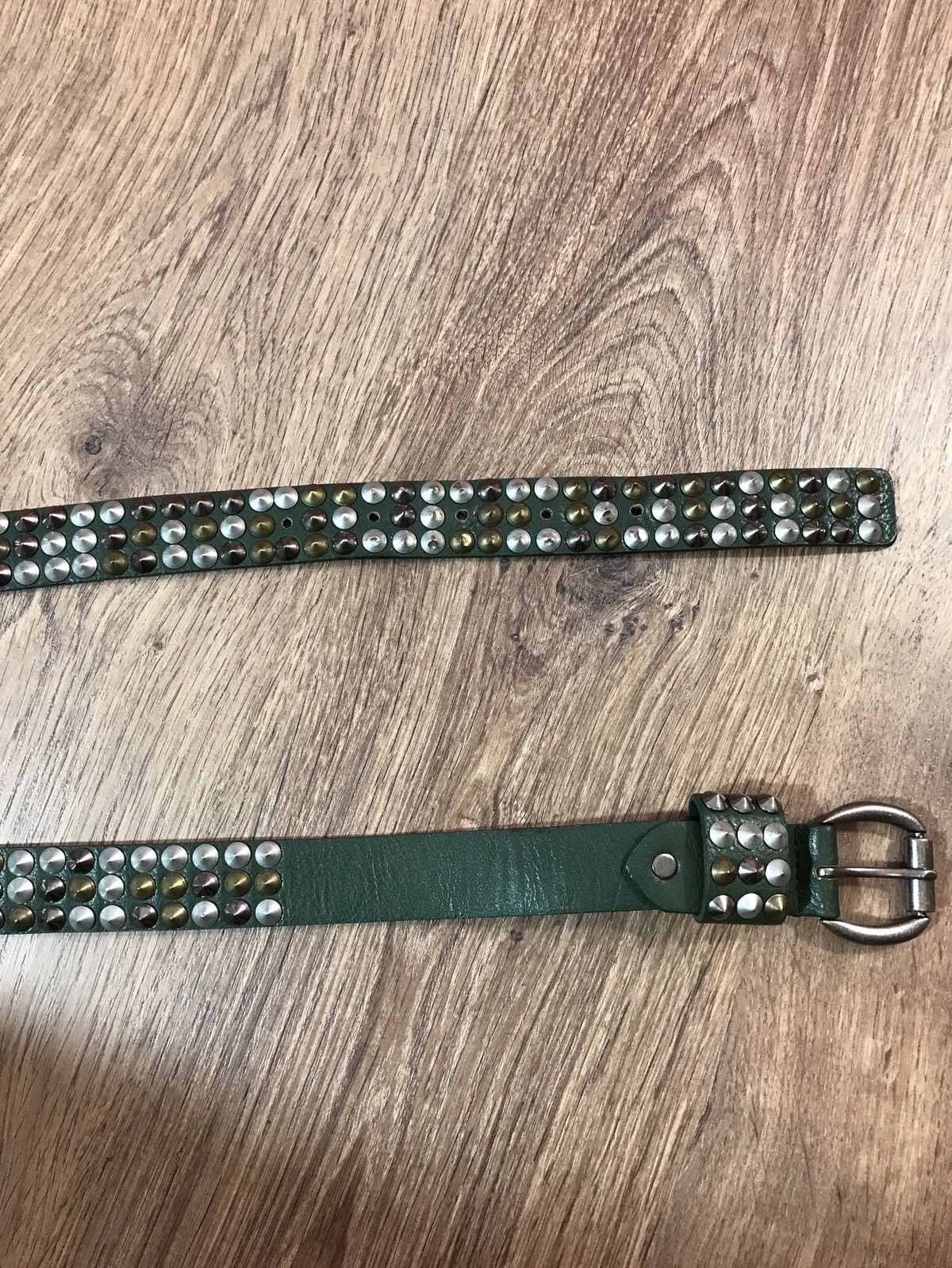 Vintage Vintage Green Crazy Belt BB Simon Style Size ONE SIZE - 3 Thumbnail
