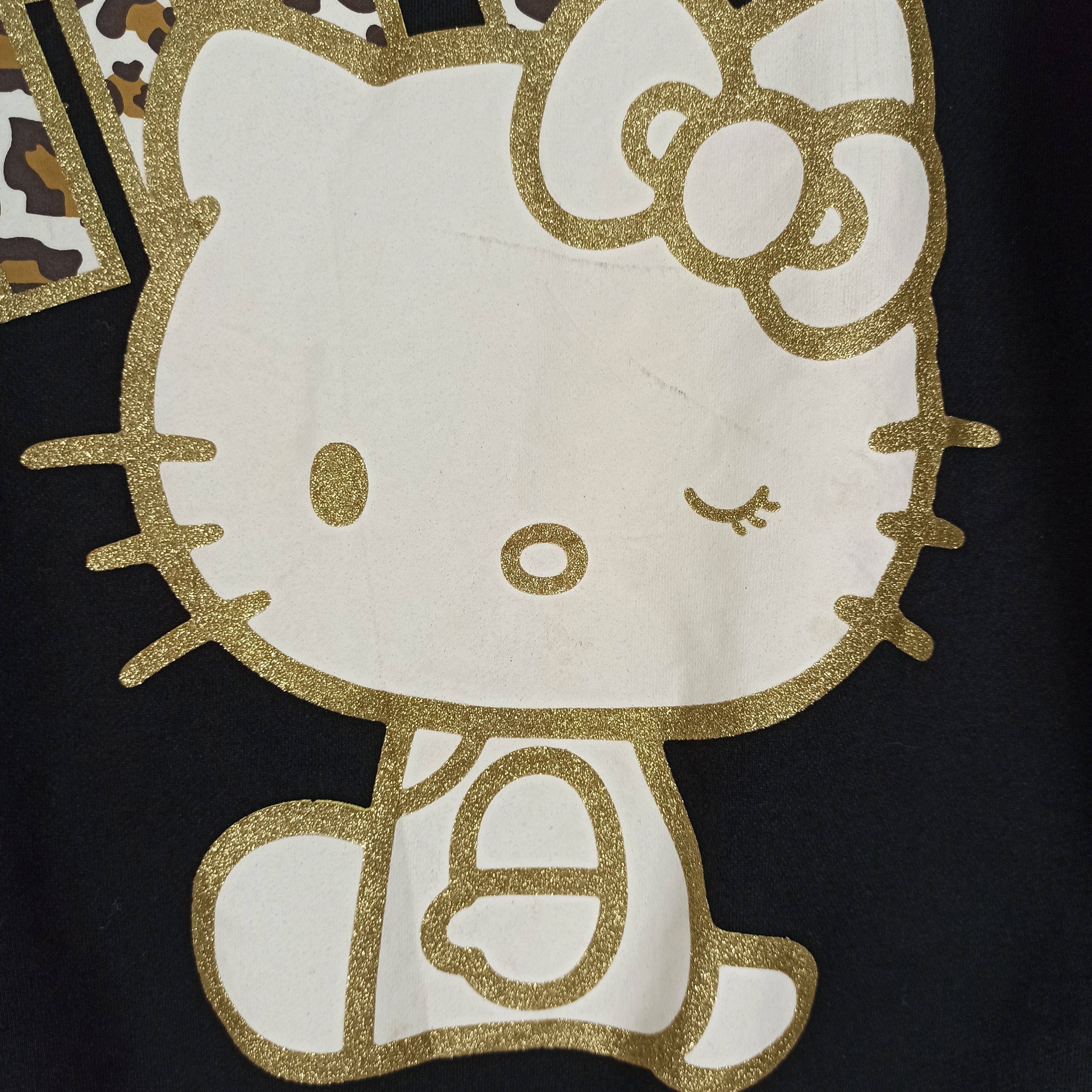 Cartoon Network Vintage Hello Kitty Hoodie Leopard Style Size US XL / EU 56 / 4 - 3 Thumbnail