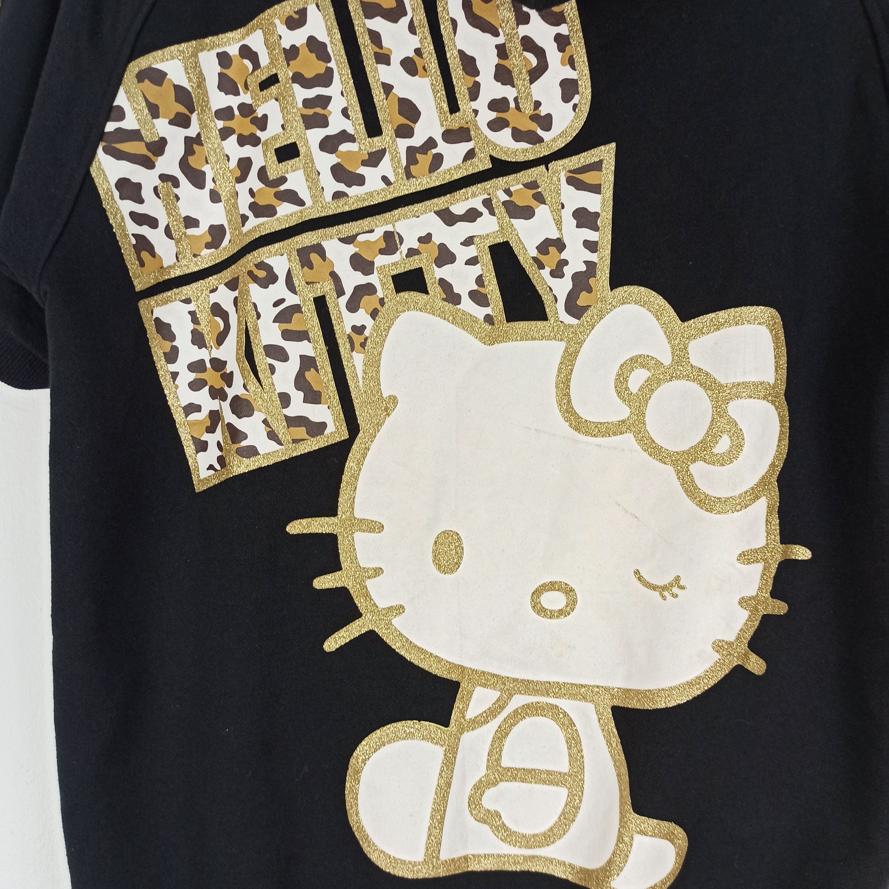 Cartoon Network Vintage Hello Kitty Hoodie Leopard Style Size US XL / EU 56 / 4 - 2 Thumbnail