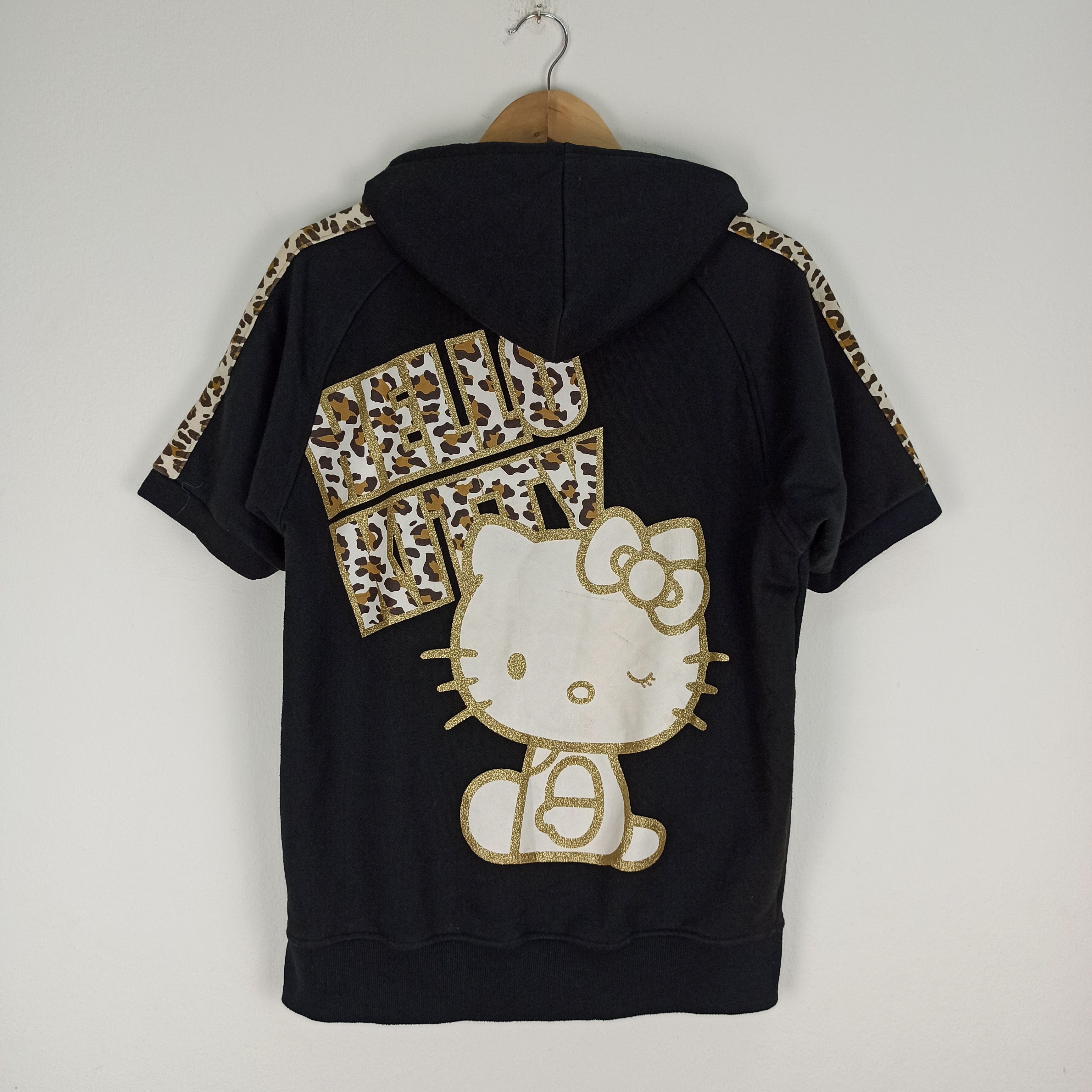 Cartoon Network Vintage Hello Kitty Hoodie Leopard Style Size US XL / EU 56 / 4 - 1 Thumbnail
