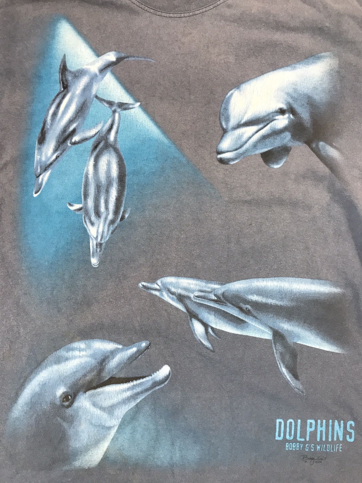 Vintage Vintage 90s Dolphins Size US L / EU 52-54 / 3 - 2 Thumbnail