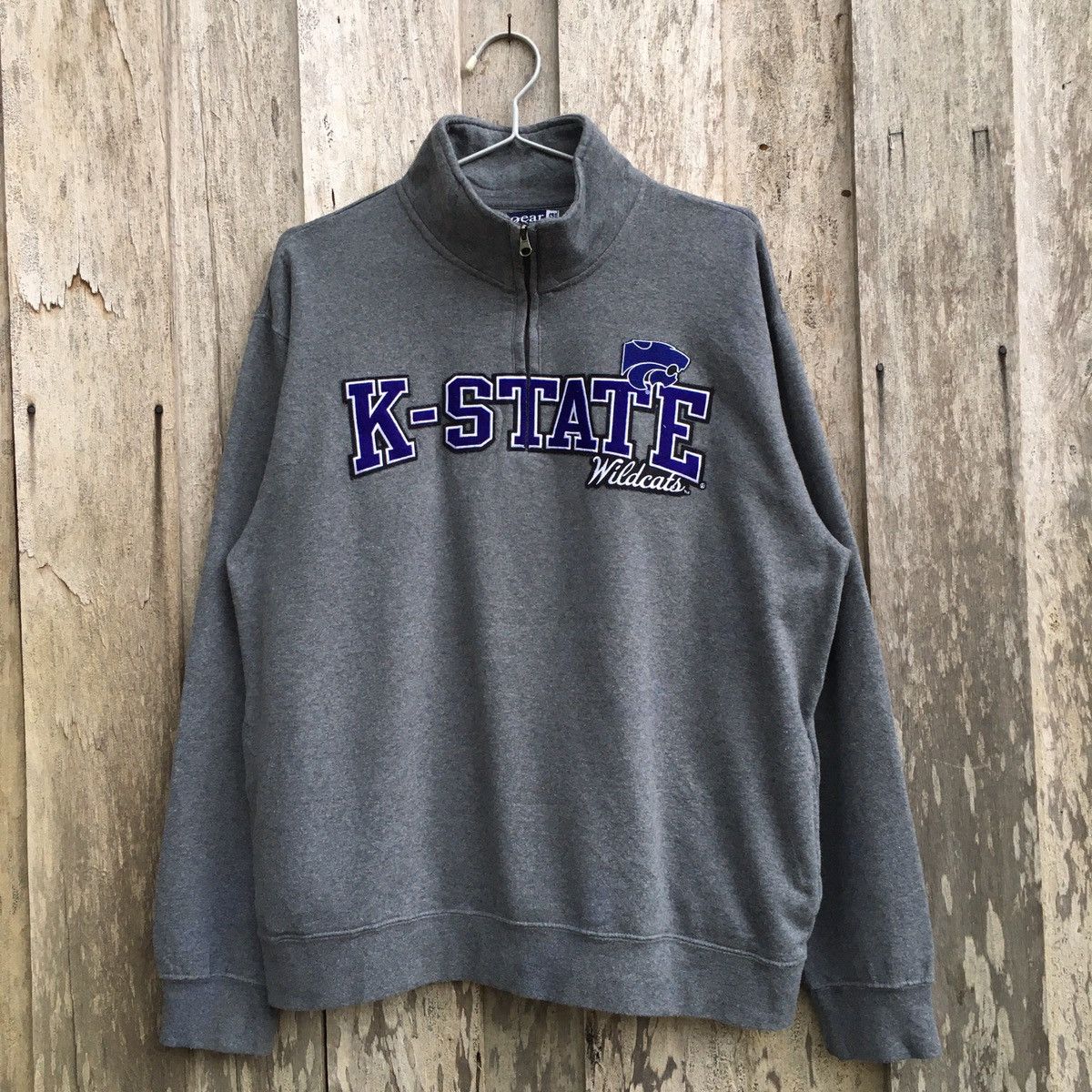Gear for Sports × Vintage Vintage Kansas State Wildcats Half Zip Sweatshirt Size US XL / EU 56 / 4 - 1 Thumbnail
