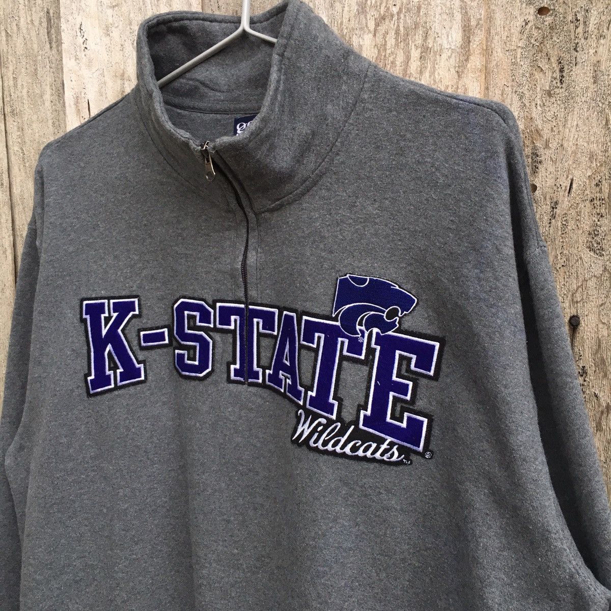 Gear for Sports × Vintage Vintage Kansas State Wildcats Half Zip Sweatshirt Size US XL / EU 56 / 4 - 3 Thumbnail