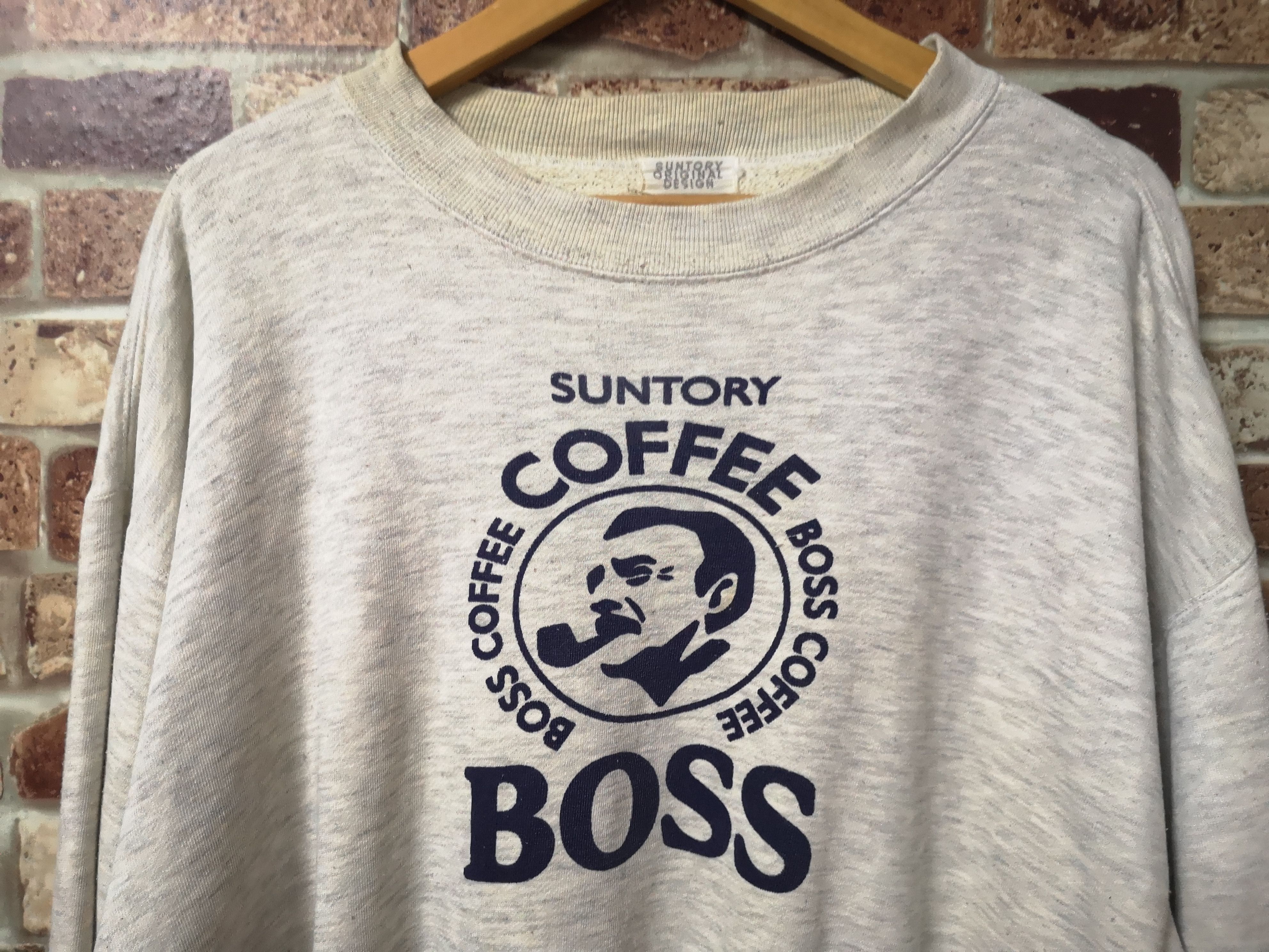 Japanese Brand × Vintage Vintage Suntory Coffee Sweatshirt G465 Size US L / EU 52-54 / 3 - 2 Thumbnail