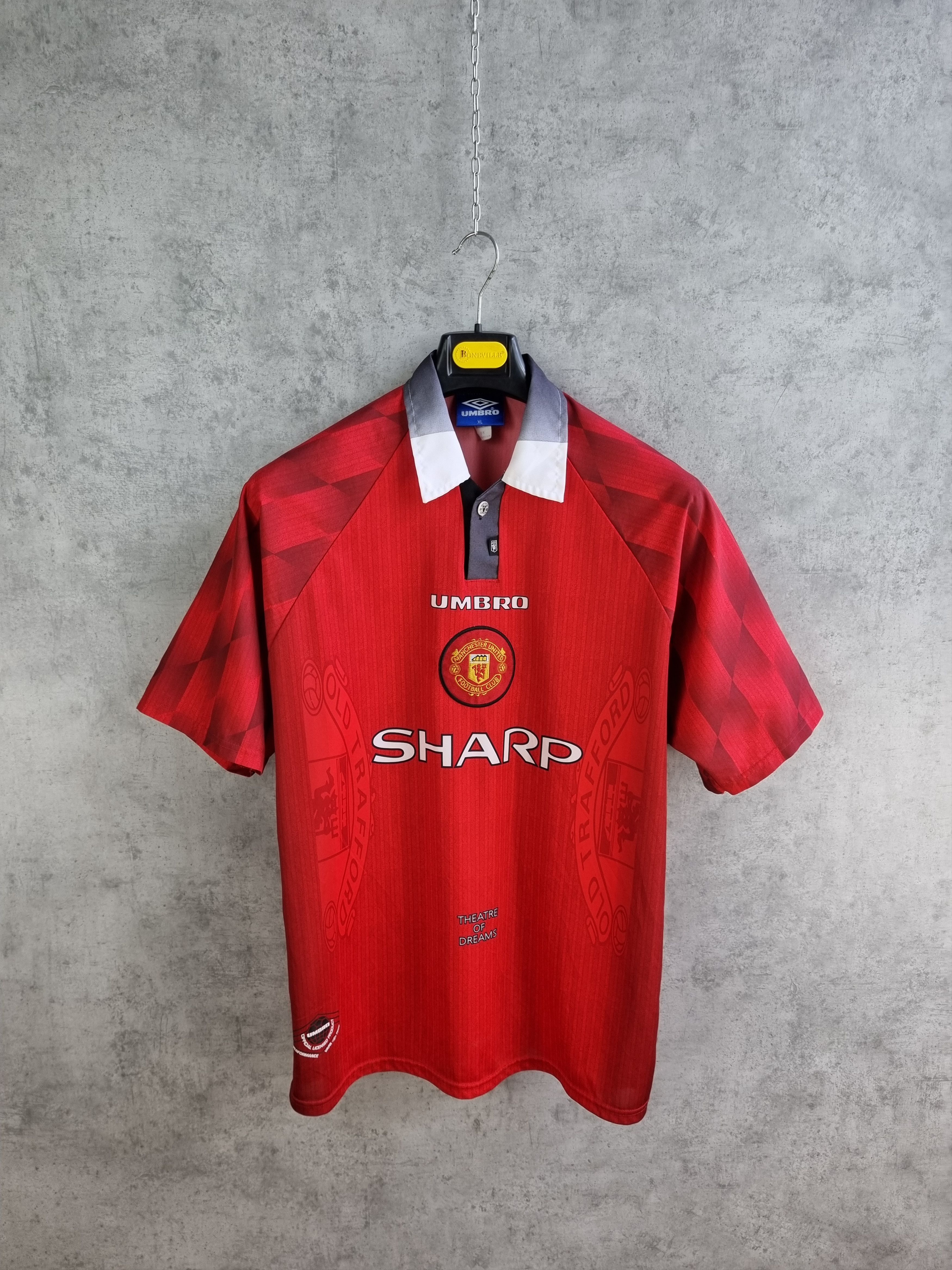 Umbro 90s Rare Manchester United Jersey Vintage UMBRO Size US L / EU 52-54 / 3 - 2 Thumbnail