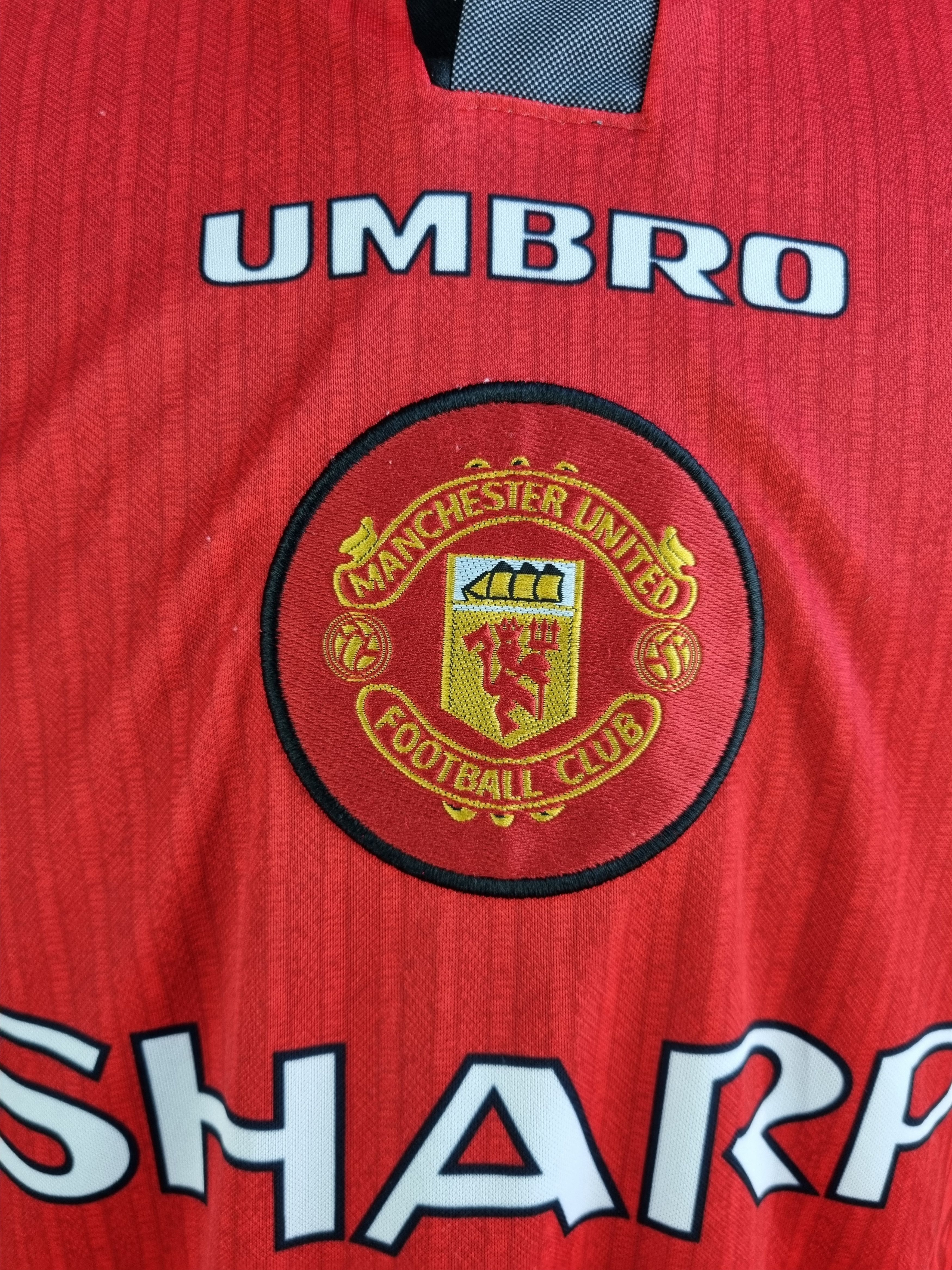 Umbro 90s Rare Manchester United Jersey Vintage UMBRO Size US L / EU 52-54 / 3 - 7 Thumbnail