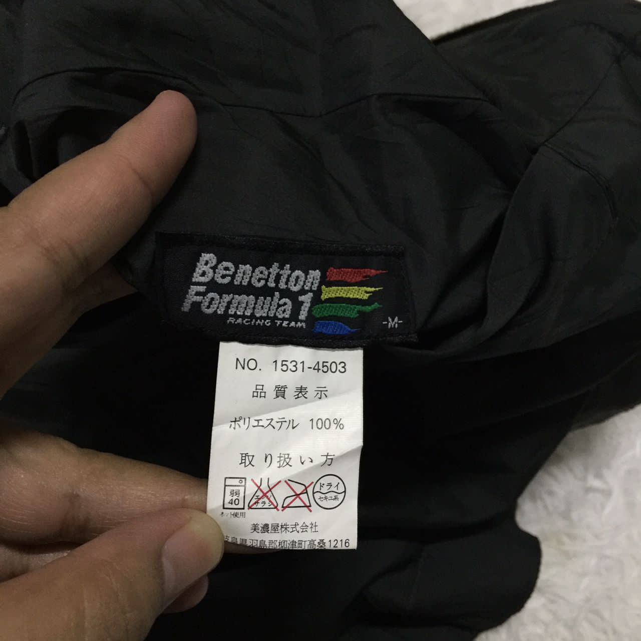 Benetton Reversed Benetton Formula 1 Sweatshirt Zipper Size US M / EU 48-50 / 2 - 7 Thumbnail