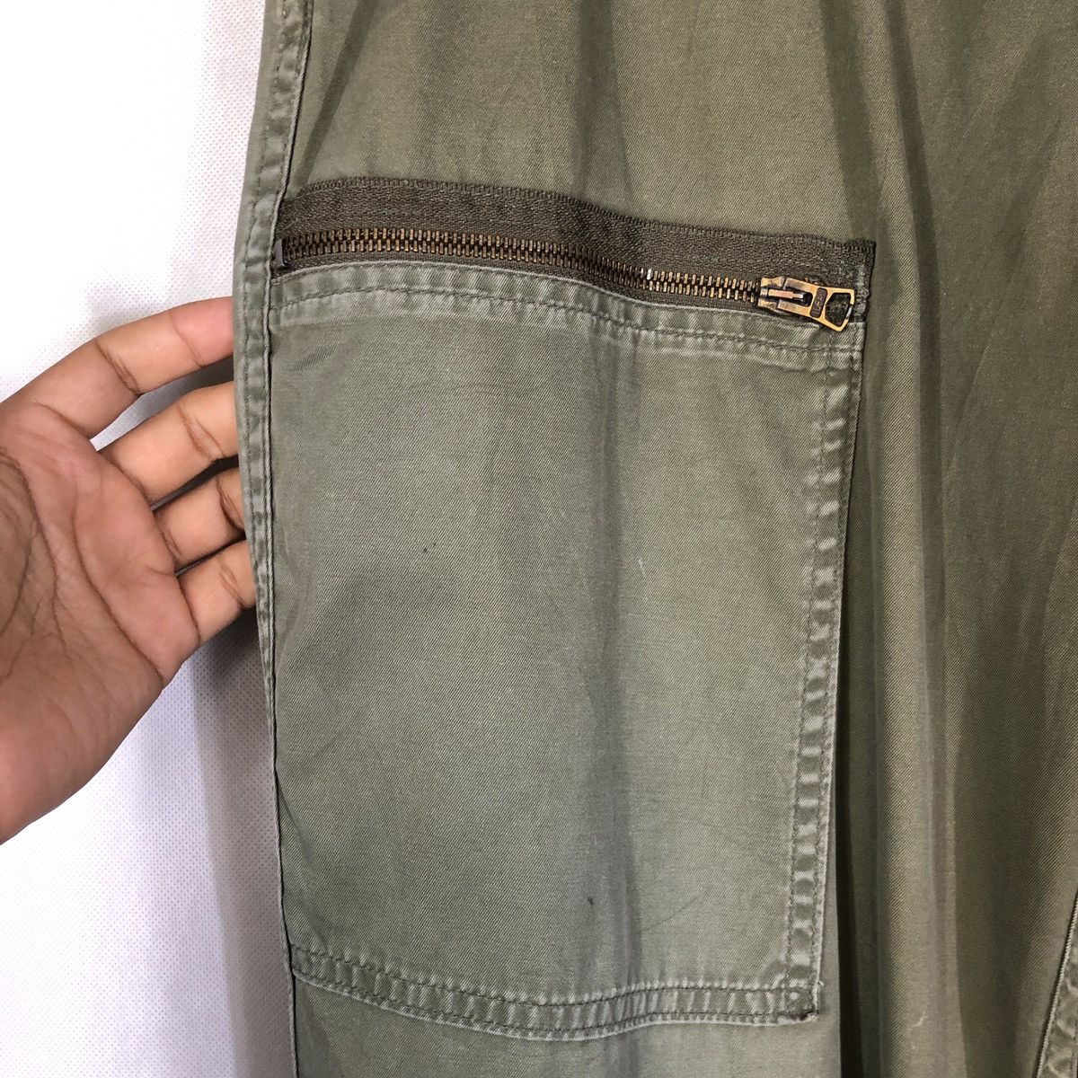Polo Ralph Lauren Vintage Polo Ralph Lauren Army Zipper Tactical Cargo Pant Size US 33 - 16 Thumbnail