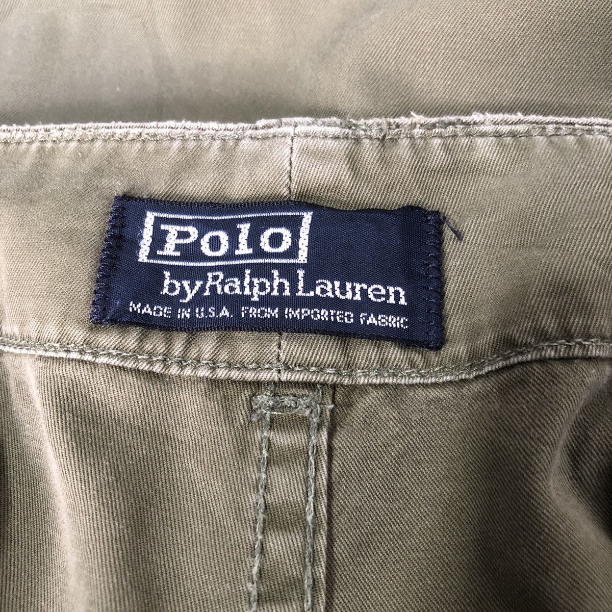 Polo Ralph Lauren Vintage Polo Ralph Lauren Army Zipper Tactical Cargo Pant Size US 33 - 22 Thumbnail