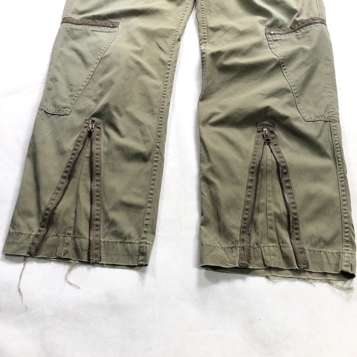 Polo Ralph Lauren Vintage Polo Ralph Lauren Army Zipper Tactical Cargo Pant Size US 33 - 9 Thumbnail
