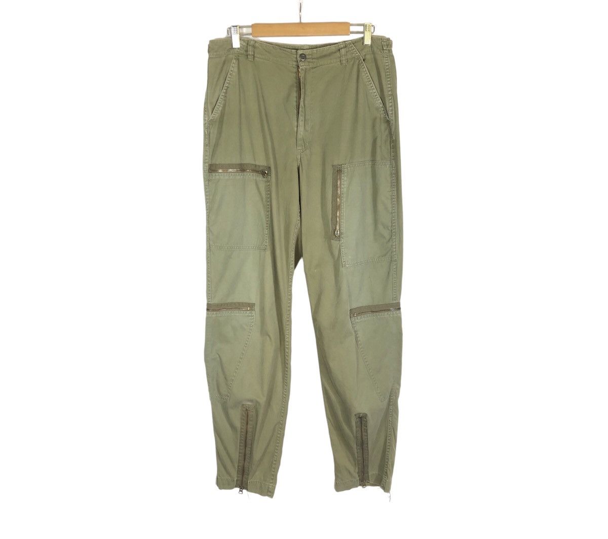 Polo Ralph Lauren Vintage Polo Ralph Lauren Army Zipper Tactical Cargo Pant Size US 33 - 3 Thumbnail