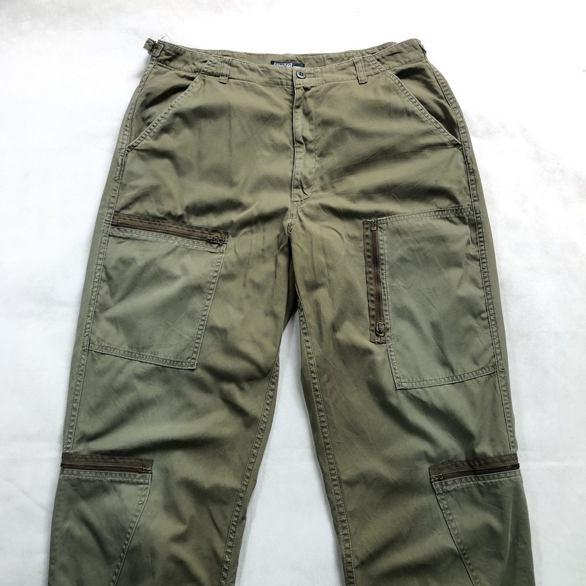 Polo Ralph Lauren Vintage Polo Ralph Lauren Army Zipper Tactical Cargo Pant Size US 33 - 7 Thumbnail