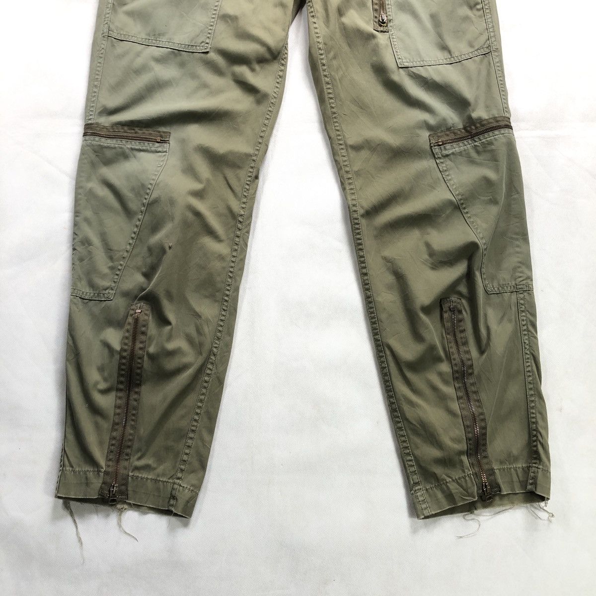 Polo Ralph Lauren Vintage Polo Ralph Lauren Army Zipper Tactical Cargo Pant Size US 33 - 8 Thumbnail