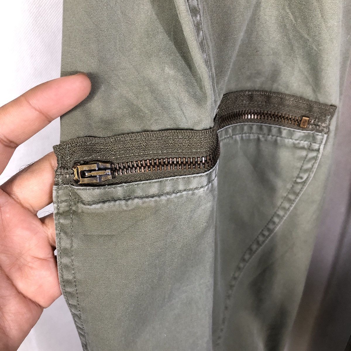 Polo Ralph Lauren Vintage Polo Ralph Lauren Army Zipper Tactical Cargo Pant Size US 33 - 19 Thumbnail