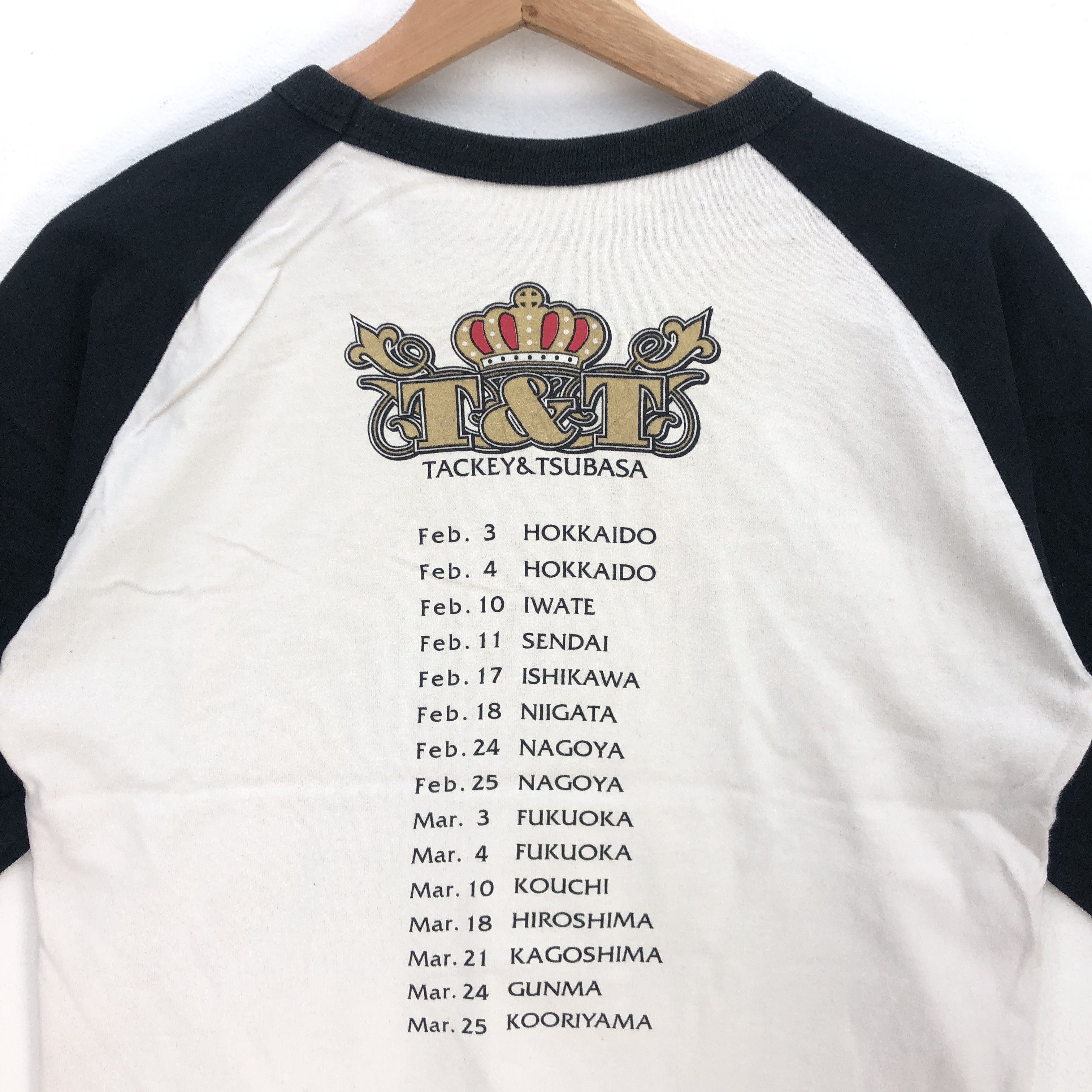 Band Tees Vintage Tackey & Tsubasa T Shirt Japanese Tour Tee Size US S / EU 44-46 / 1 - 6 Thumbnail