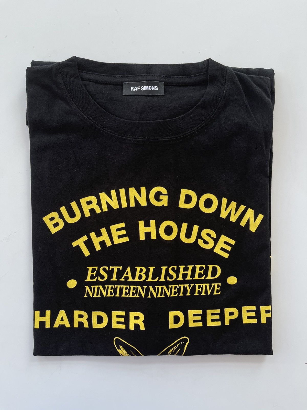 Raf Simons Raf Simons Burning Down The House t-shirt Size US L / EU 52-54 / 3 - 5 Thumbnail