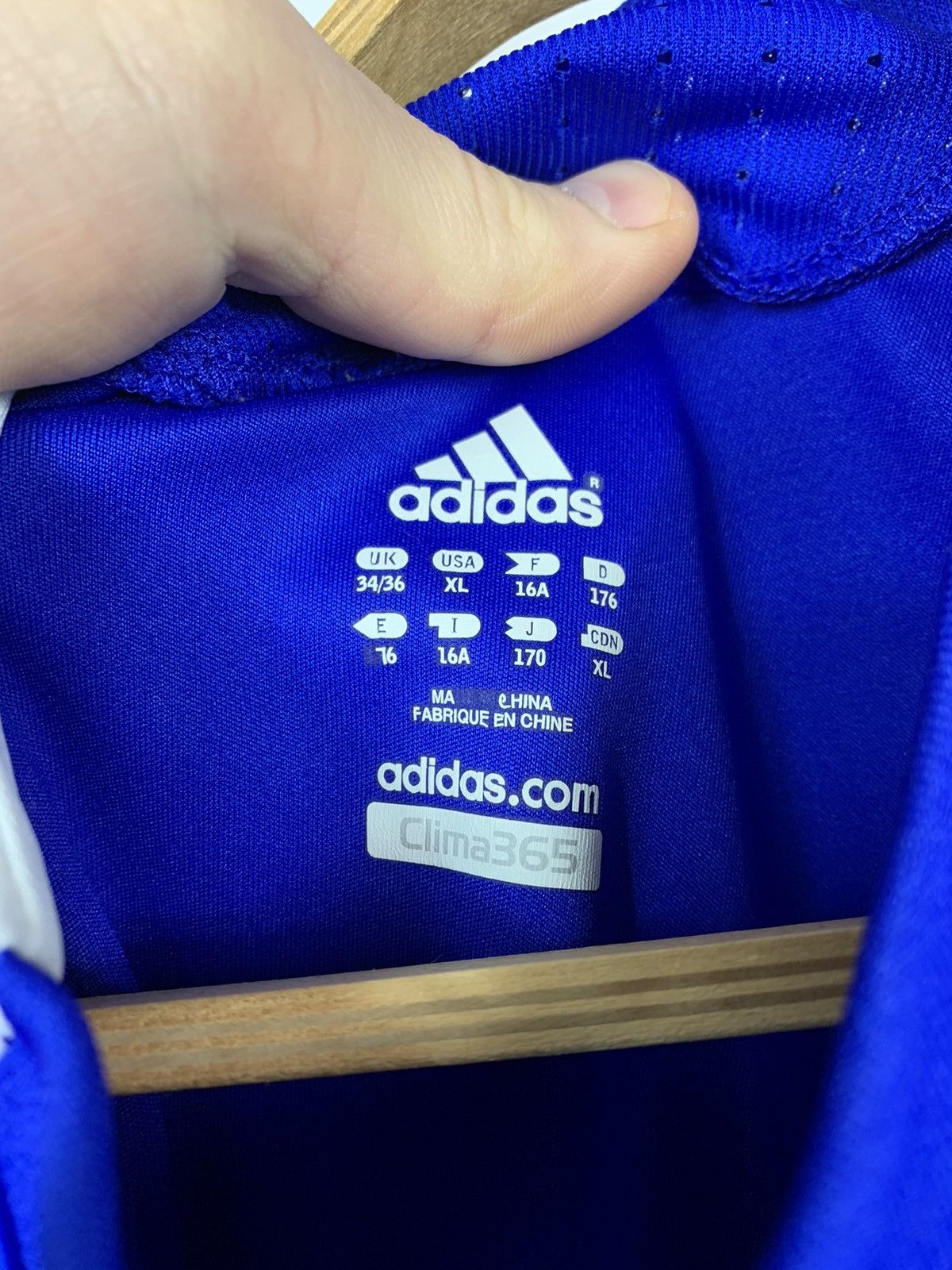 Adidas ADIDAS FRANCE 2008 HOME SOOCER JERSEY T-SHIRT VINTAGE Size US XL / EU 56 / 4 - 14 Thumbnail