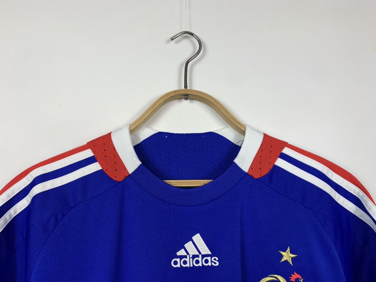 Adidas ADIDAS FRANCE 2008 HOME SOOCER JERSEY T-SHIRT VINTAGE Size US XL / EU 56 / 4 - 4 Thumbnail