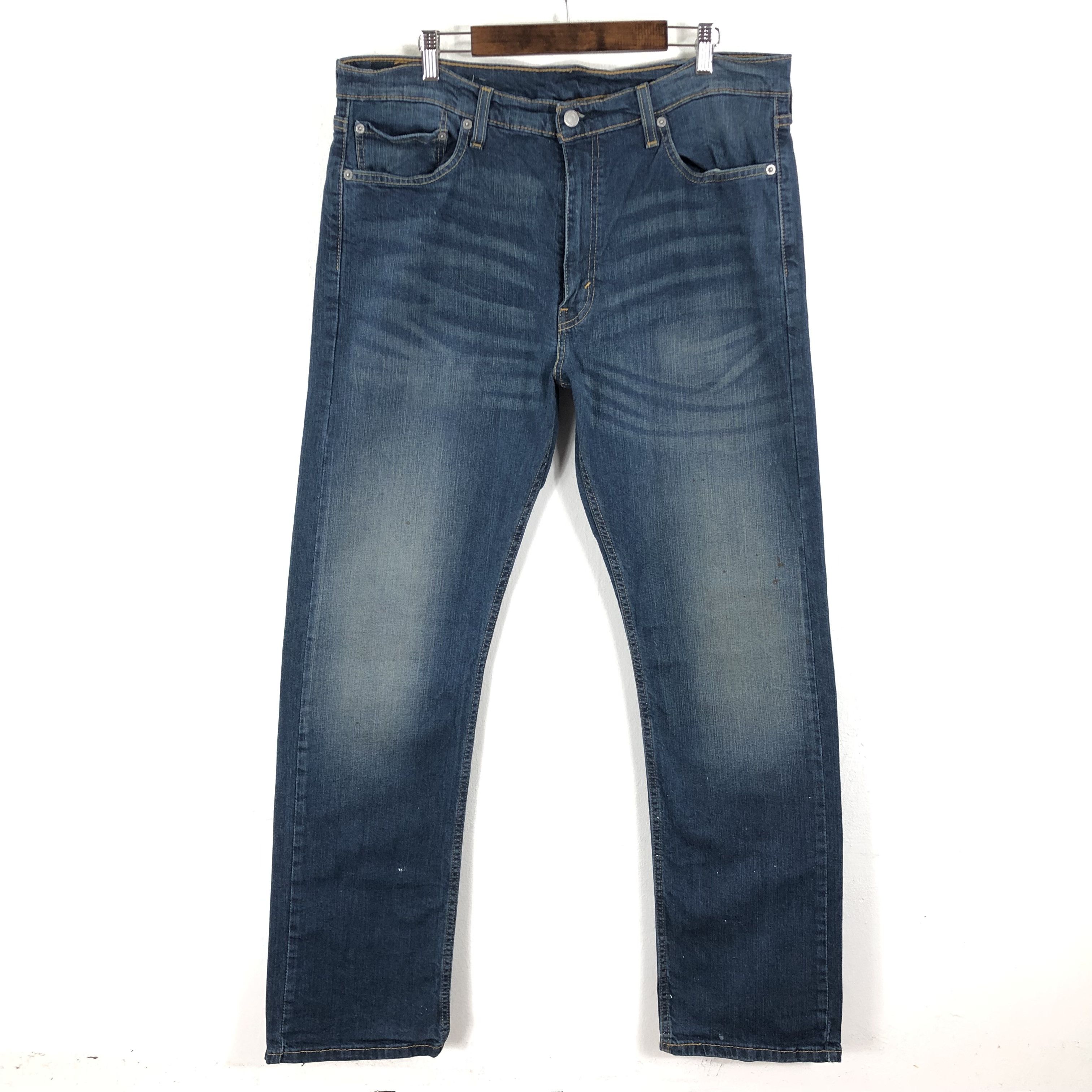 37 x 32 Distresseed Vintage Levi 513 Jeans L1591
