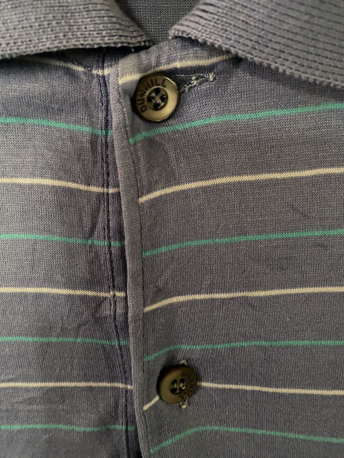 Alfred Dunhill Vintage Dunhill Made In Italy Polo Shirt Size US M / EU 48-50 / 2 - 4 Thumbnail