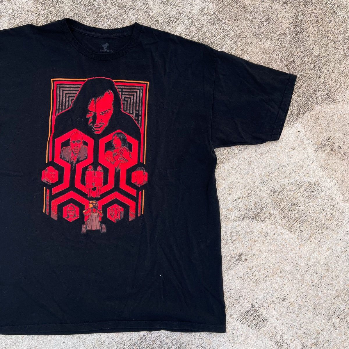 Teefury Rare The Shining Movie Kubrick Horror Halloween Tee Size US XL / EU 56 / 4 - 1 Thumbnail
