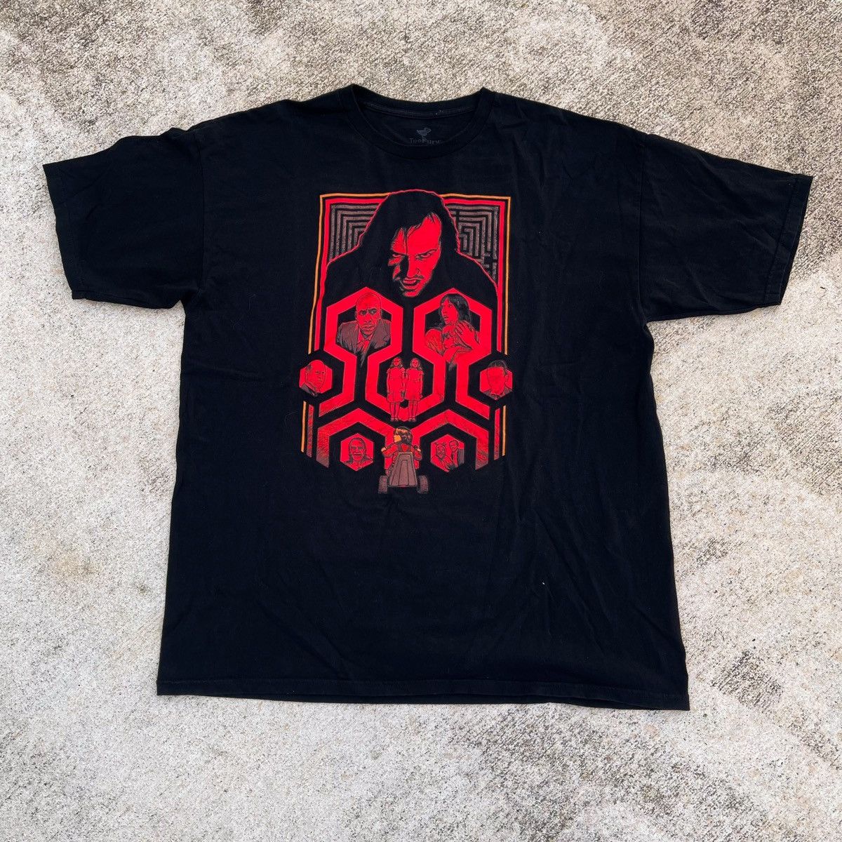 Teefury Rare The Shining Movie Kubrick Horror Halloween Tee Size US XL / EU 56 / 4 - 2 Thumbnail