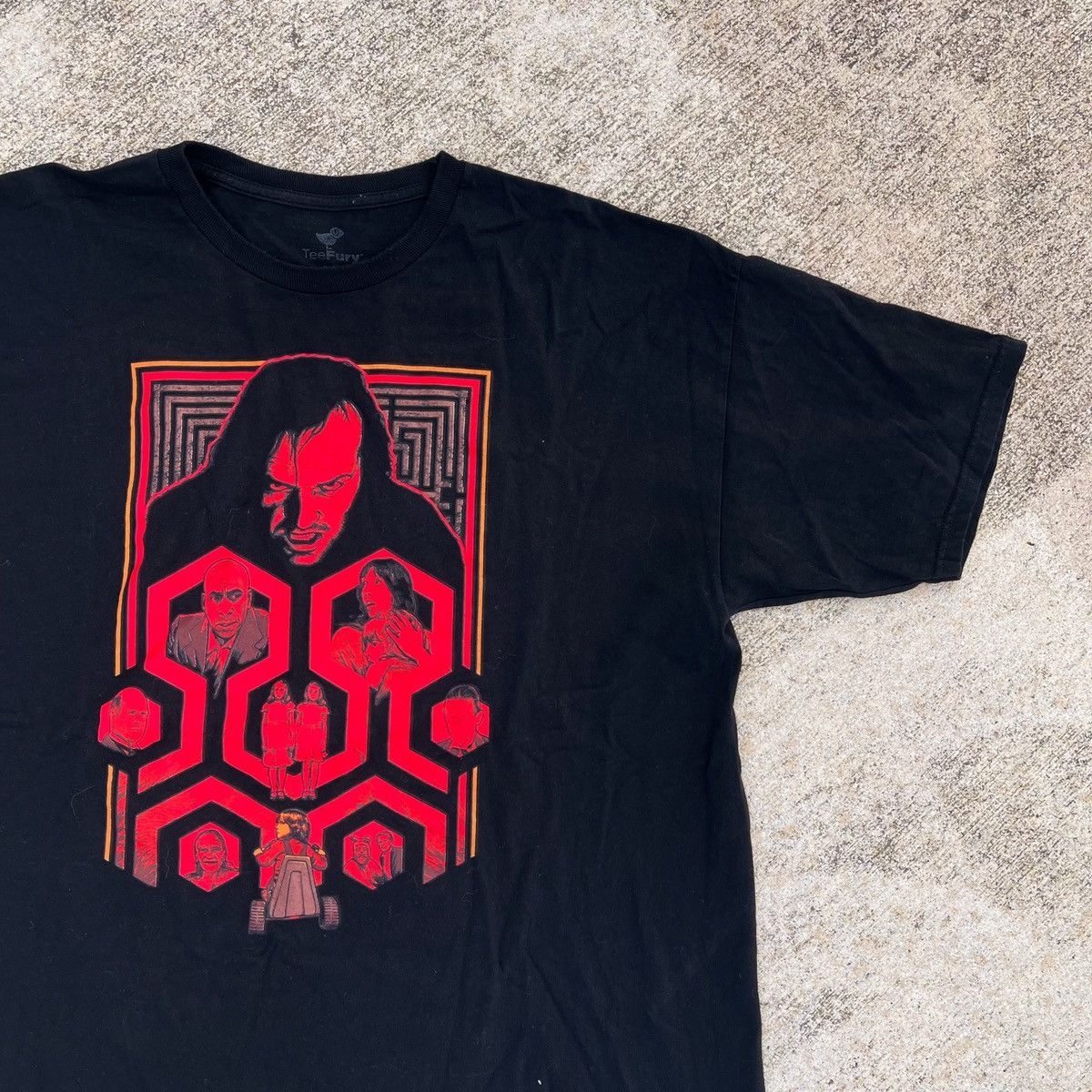 Teefury Rare The Shining Movie Kubrick Horror Halloween Tee Size US XL / EU 56 / 4 - 4 Thumbnail