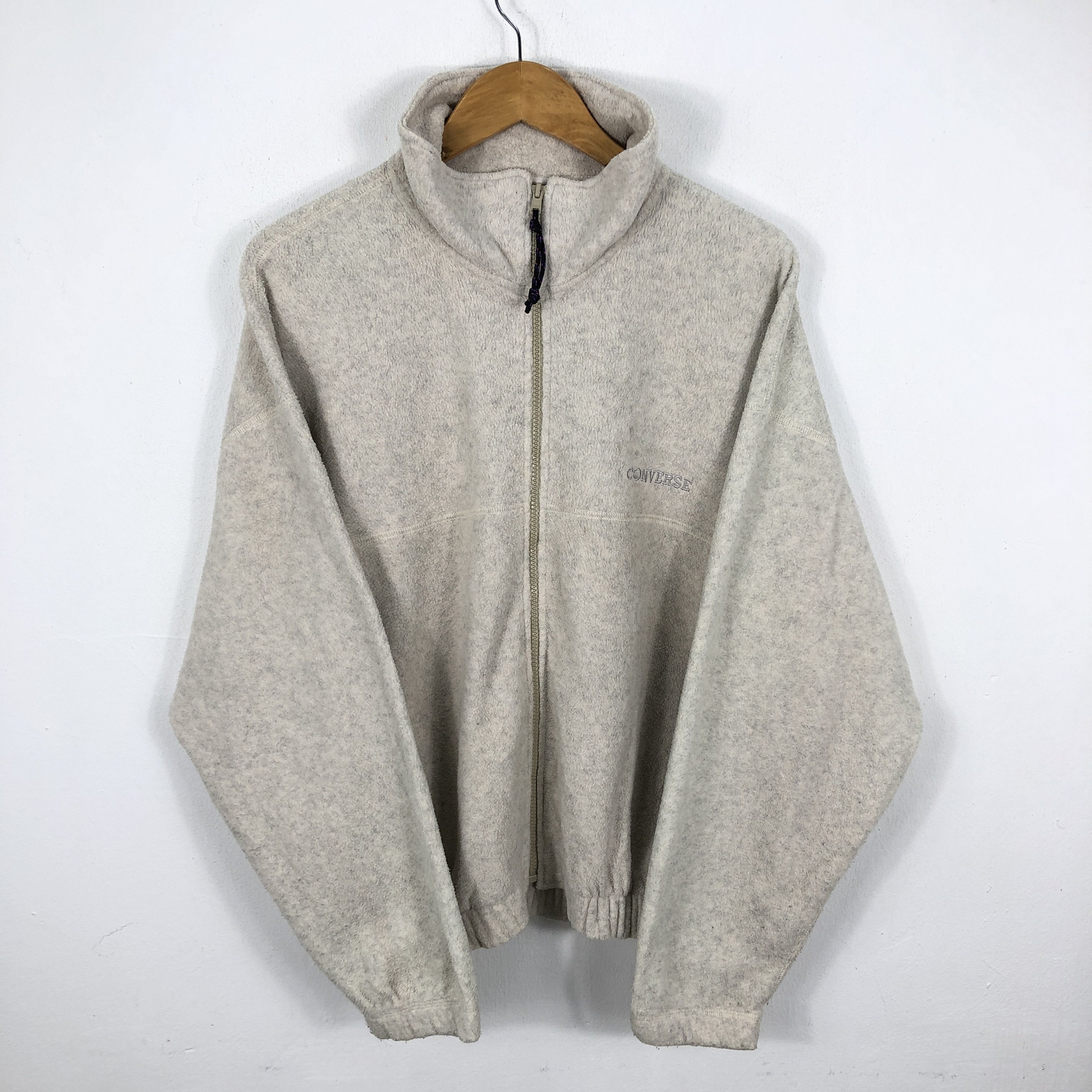 Converse × Vintage Vintage Converse Fleece Sweater Size US L / EU 52-54 / 3 - 1 Thumbnail