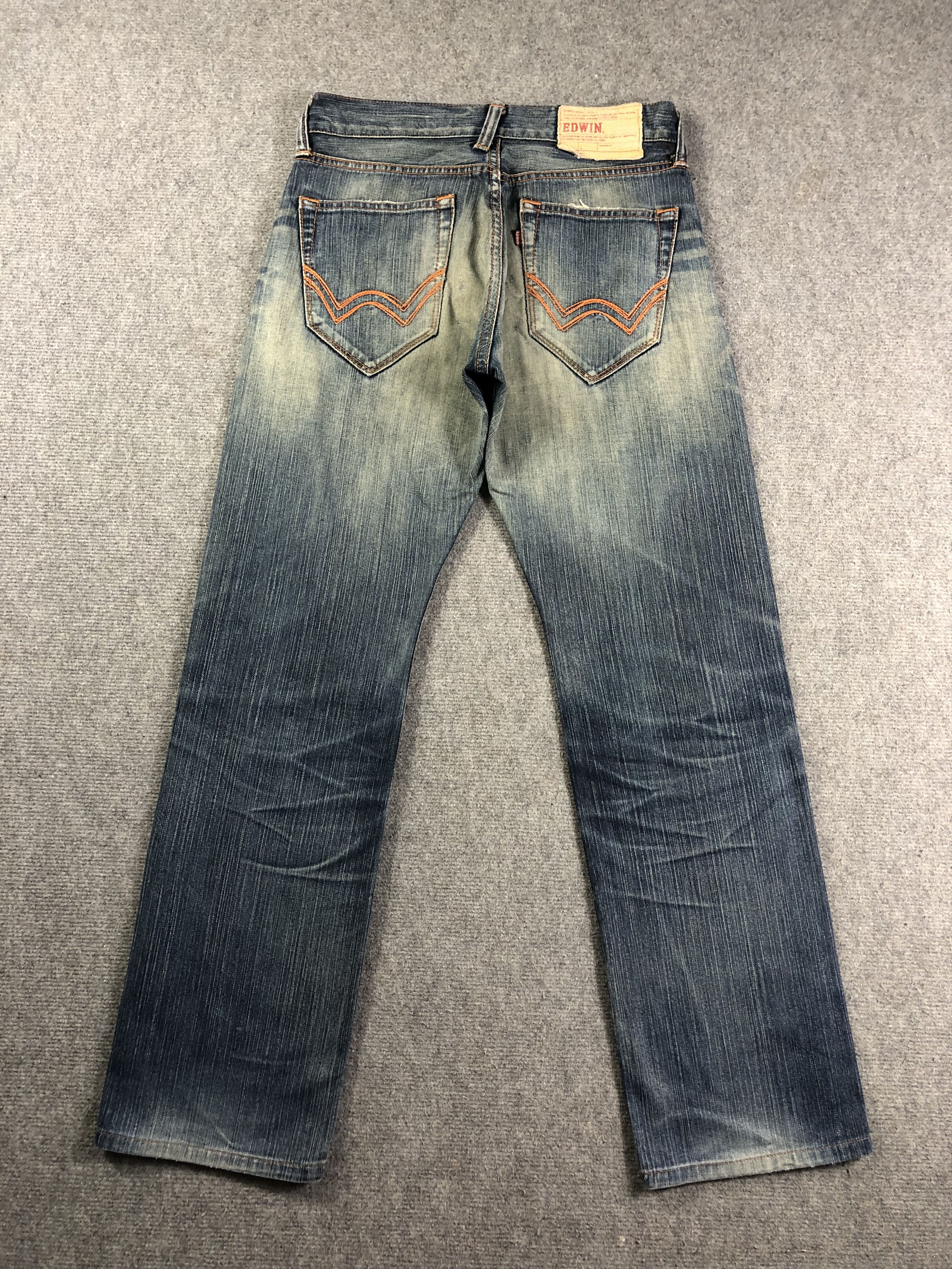 Other Wash Blue Edwin Denim Jeans 32x31.5 Size US 32 / EU 48 - 17 Thumbnail