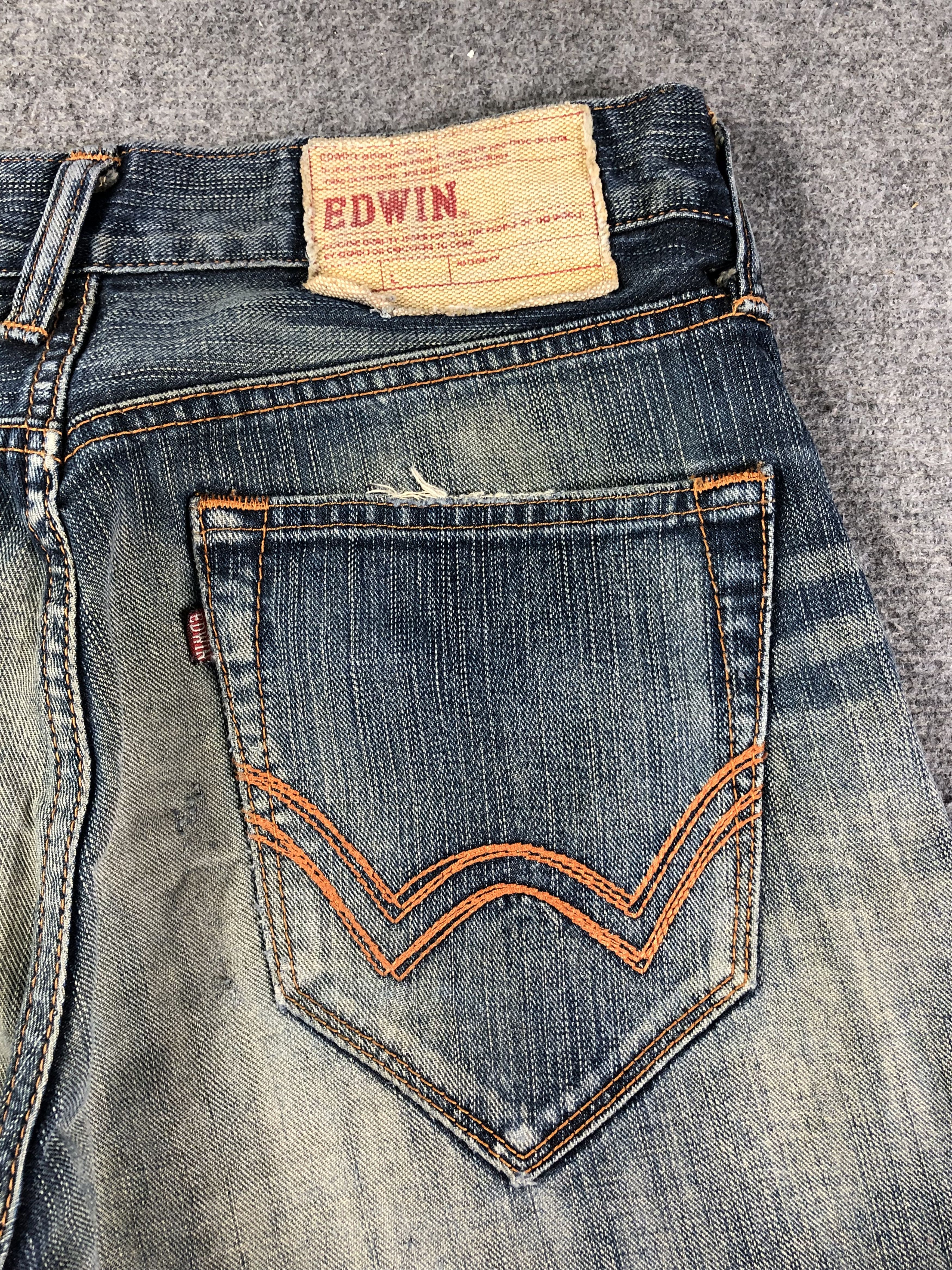 Other Wash Blue Edwin Denim Jeans 32x31.5 Size US 32 / EU 48 - 12 Thumbnail