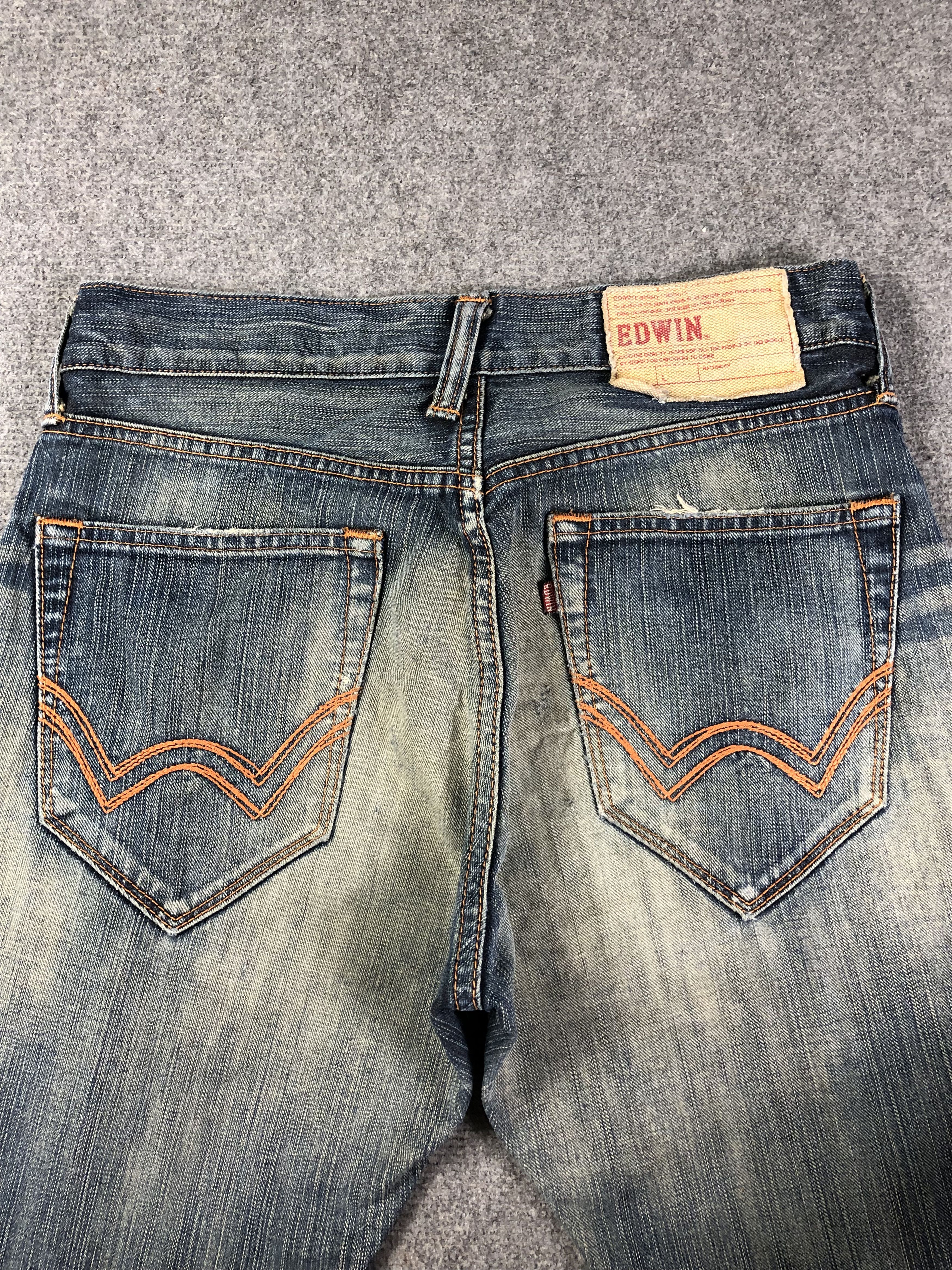 Other Wash Blue Edwin Denim Jeans 32x31.5 Size US 32 / EU 48 - 11 Thumbnail