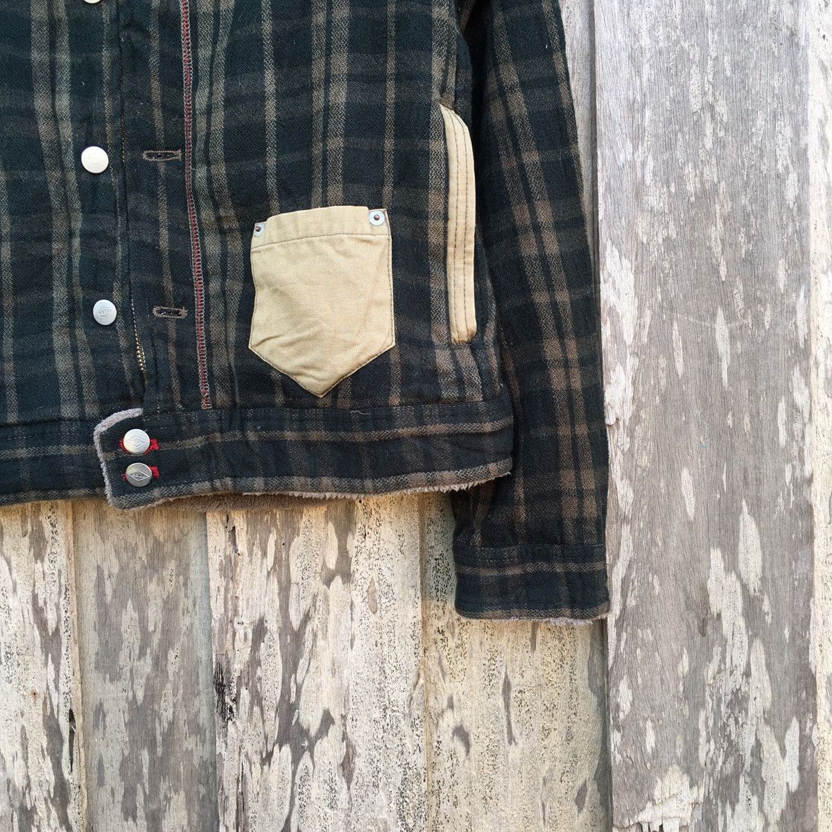 Vintage Vintage Ball Zip Up Button Flannel Jacket Size US M / EU 48-50 / 2 - 5 Thumbnail