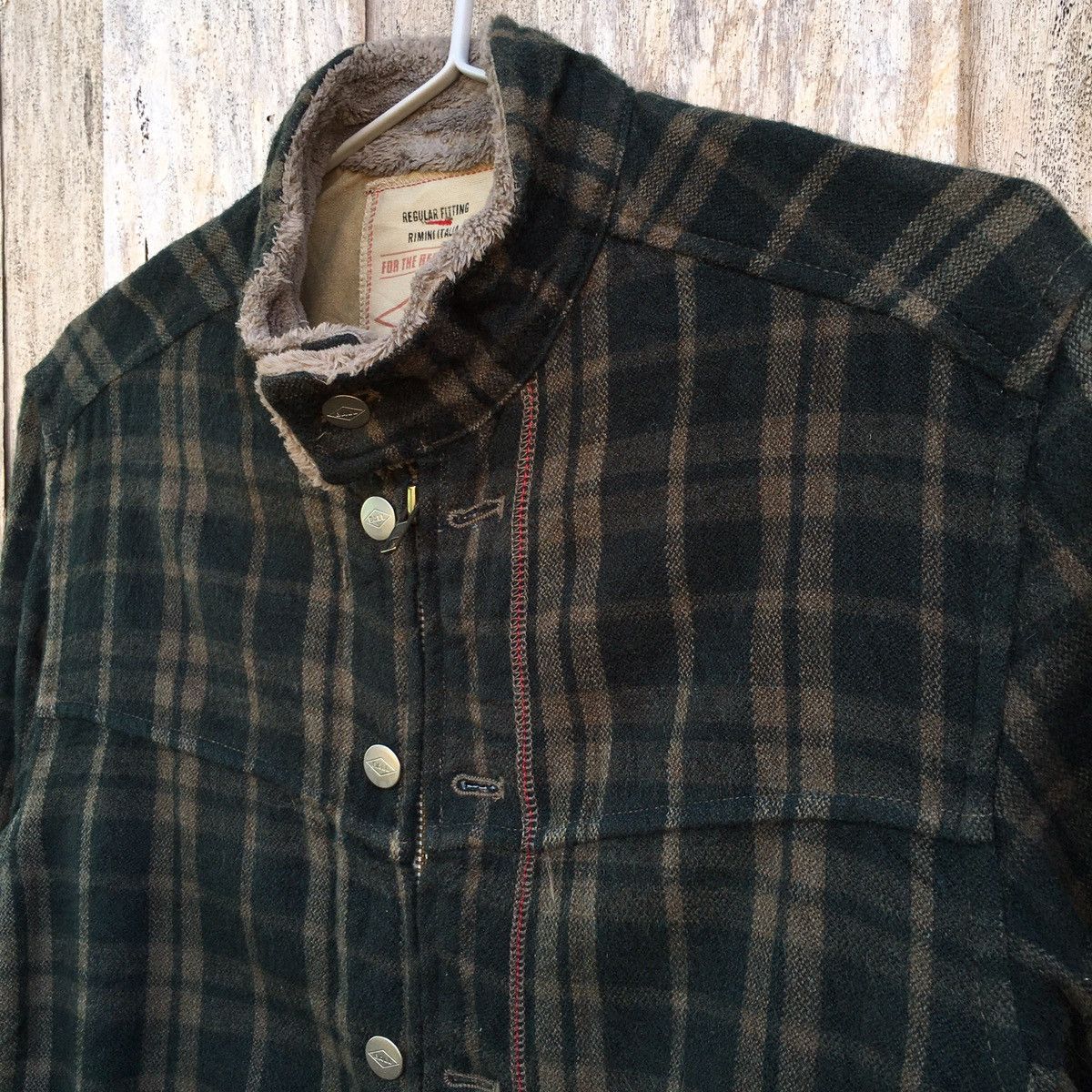 Vintage Vintage Ball Zip Up Button Flannel Jacket Size US M / EU 48-50 / 2 - 3 Thumbnail
