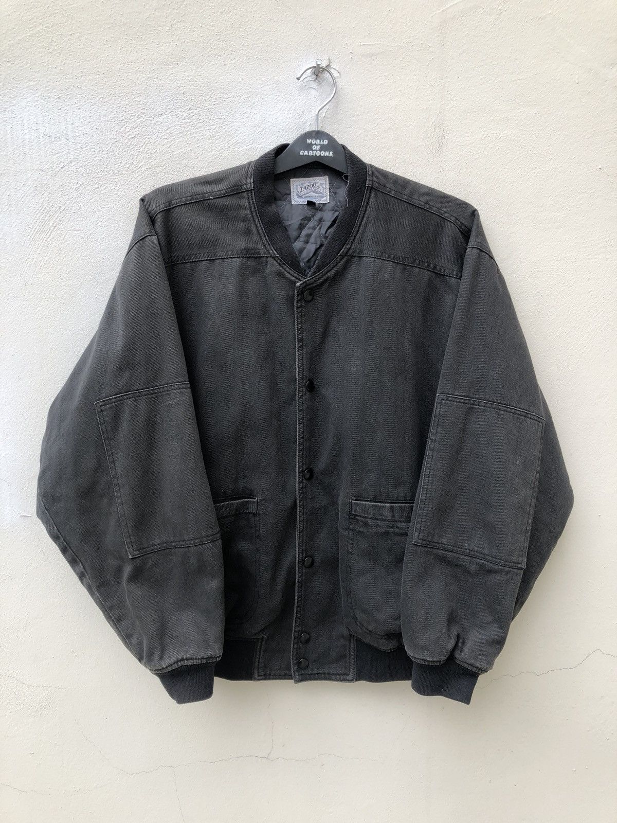 Johnbull 80s John Bull ZAZOU For Men Japan Spell Out Oversize Bomber Size US L / EU 52-54 / 3 - 5 Thumbnail