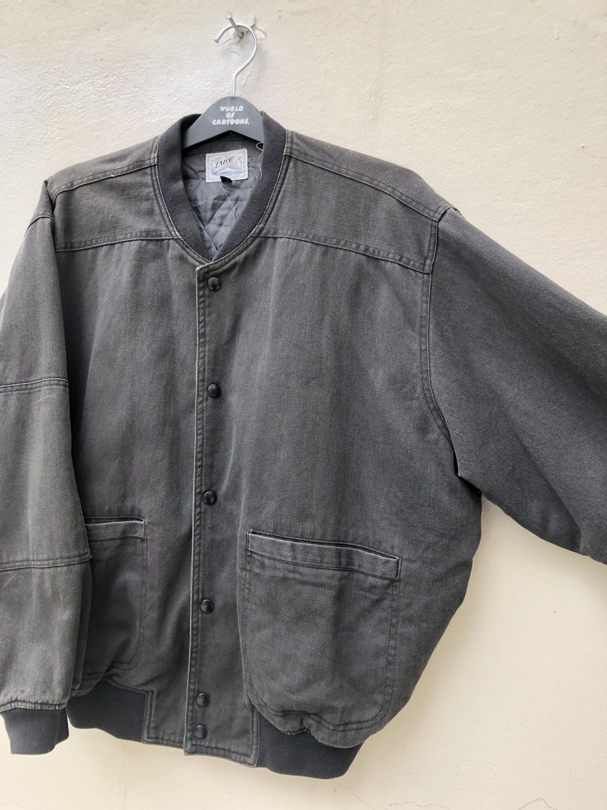 Johnbull 80s John Bull ZAZOU For Men Japan Spell Out Oversize Bomber Size US L / EU 52-54 / 3 - 8 Thumbnail