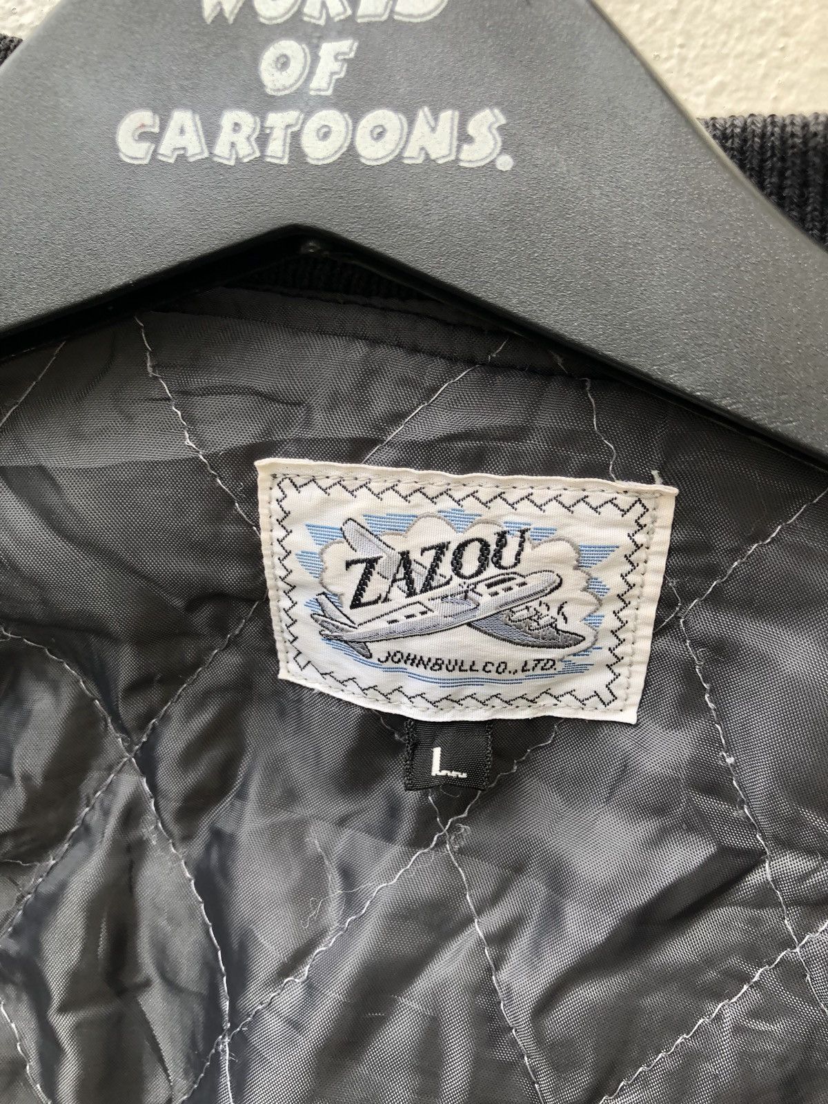 Johnbull 80s John Bull ZAZOU For Men Japan Spell Out Oversize Bomber Size US L / EU 52-54 / 3 - 17 Thumbnail