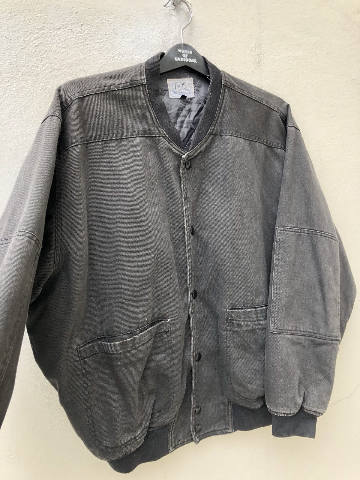 Johnbull 80s John Bull ZAZOU For Men Japan Spell Out Oversize Bomber Size US L / EU 52-54 / 3 - 9 Thumbnail