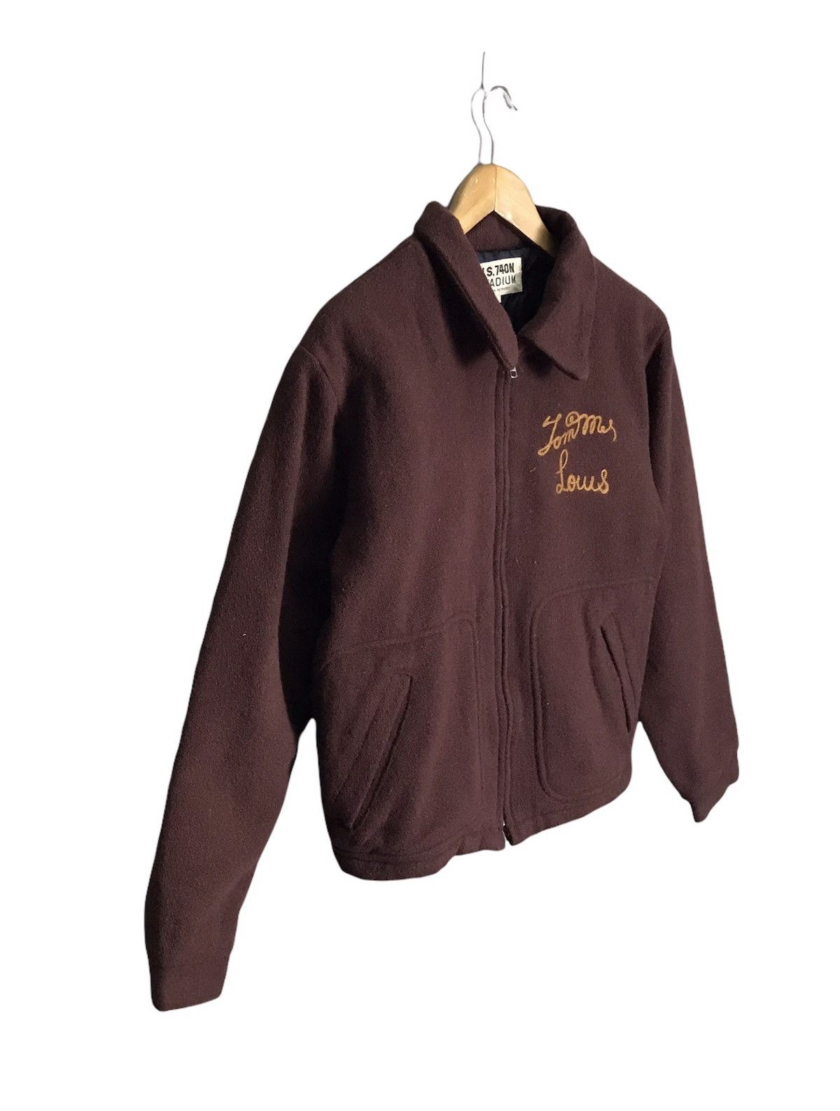 Vintage Straight Shooter wool zipper jacket Size US S / EU 44-46 / 1 - 4 Thumbnail