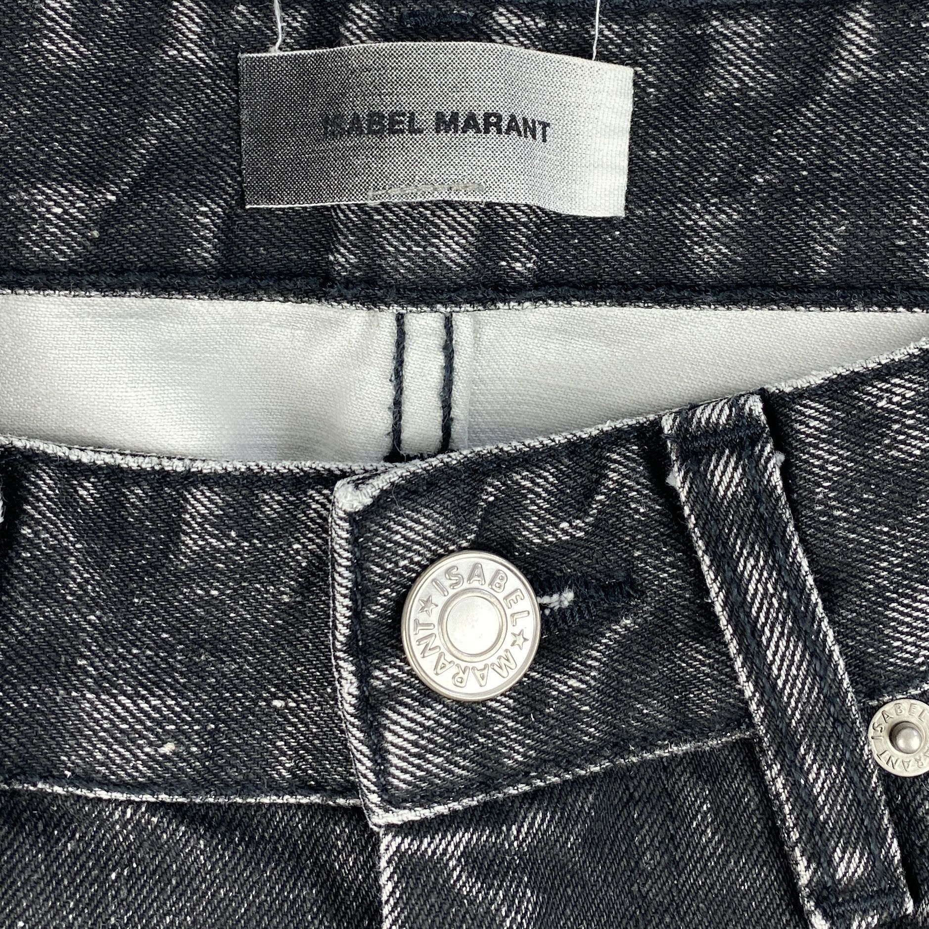 Isabel Marant Isabel Marant Grey Embroidered Jeans Size US 30 / EU 46 - 6 Thumbnail