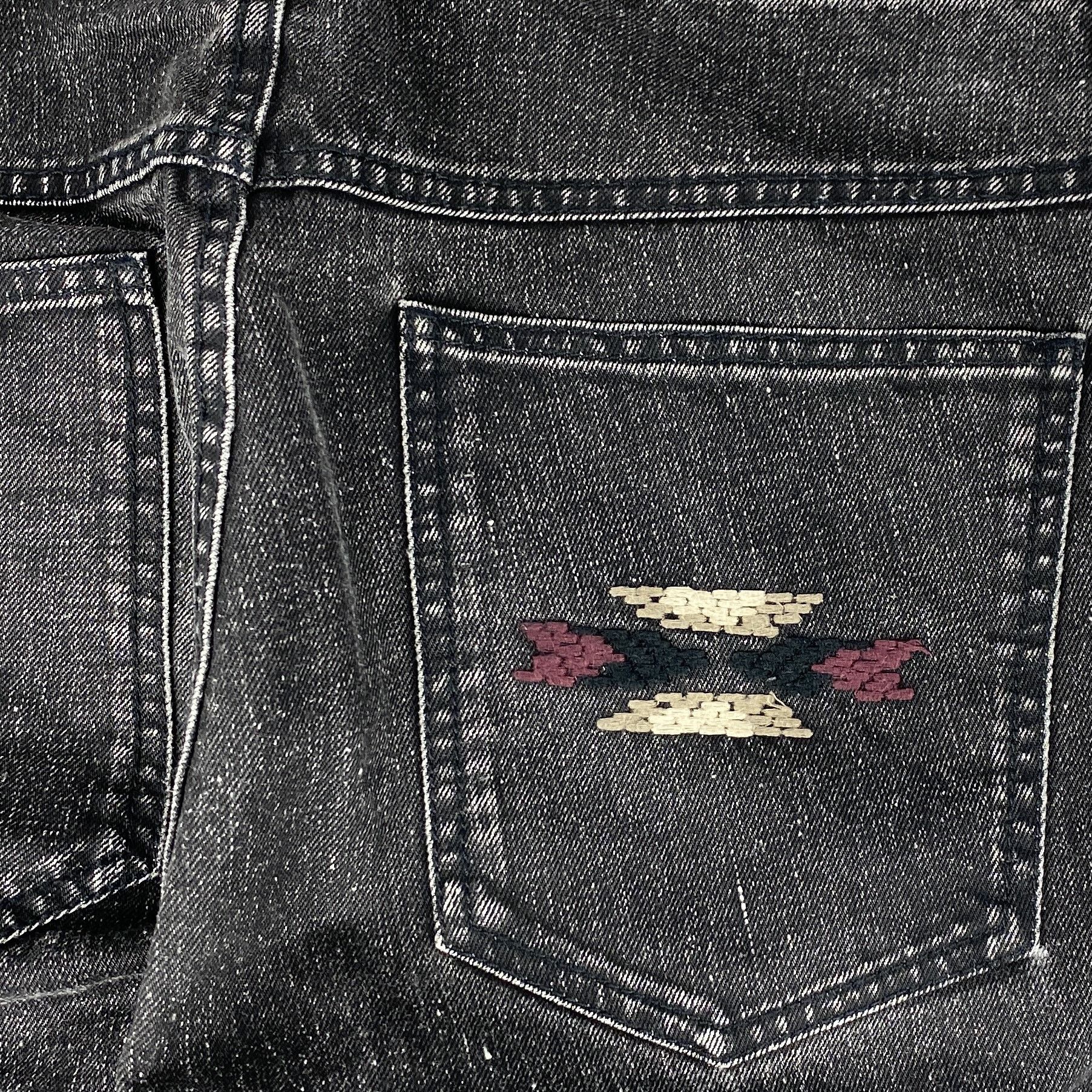 Isabel Marant Isabel Marant Grey Embroidered Jeans Size US 30 / EU 46 - 5 Thumbnail