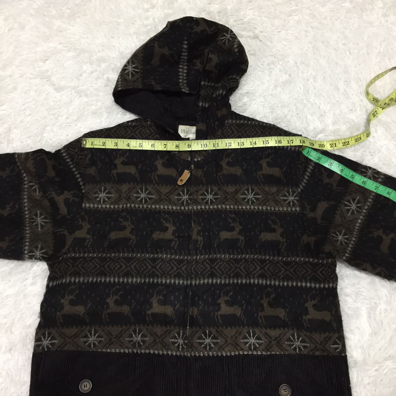 Japanese Brand ElleSaison Aztex Navajo Style Like Jacket Hoodie Size US M / EU 48-50 / 2 - 8 Thumbnail