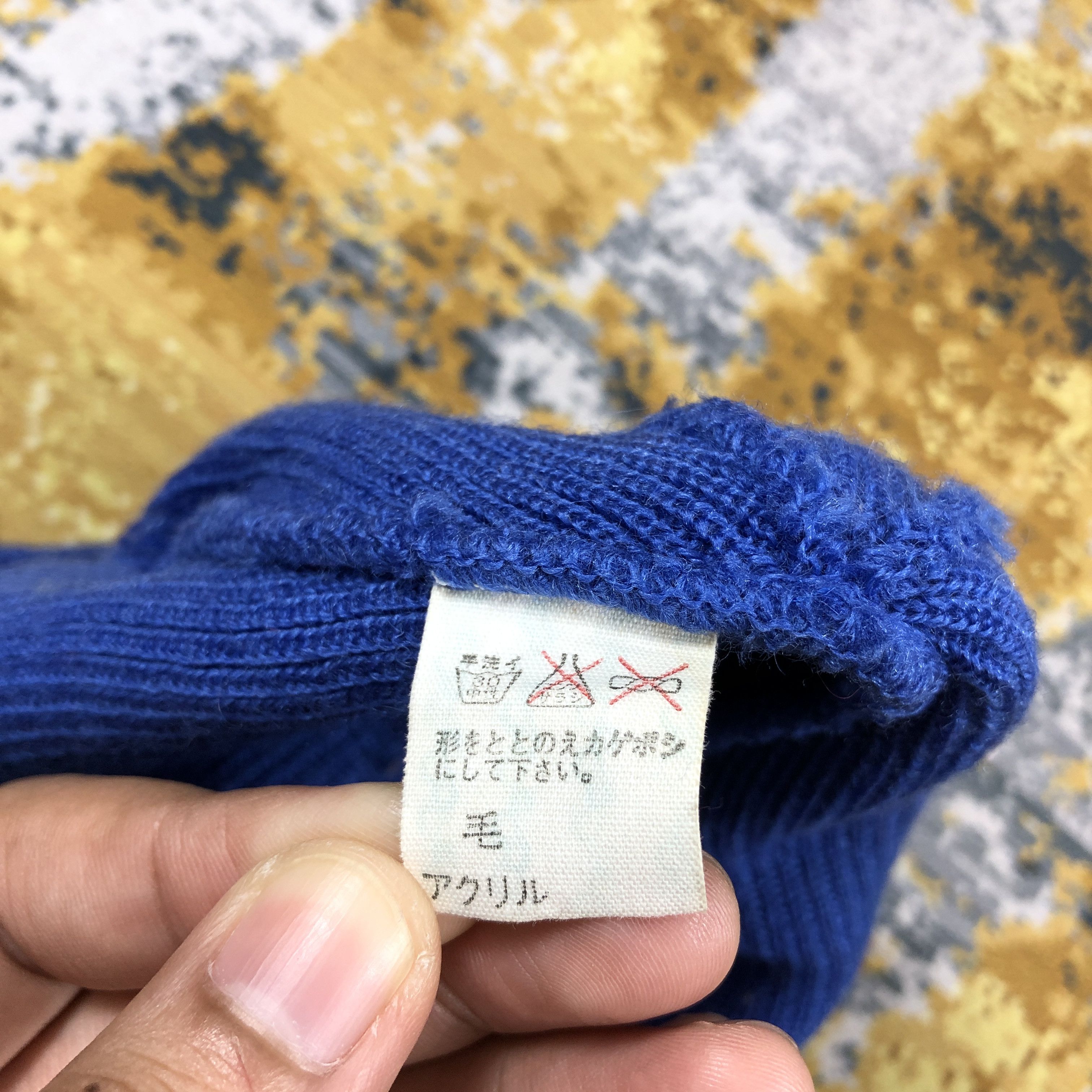 Japanese Brand × Vintage Vintage Pazboy Blue Beanie Hat B2042 Size ONE SIZE - 7 Thumbnail