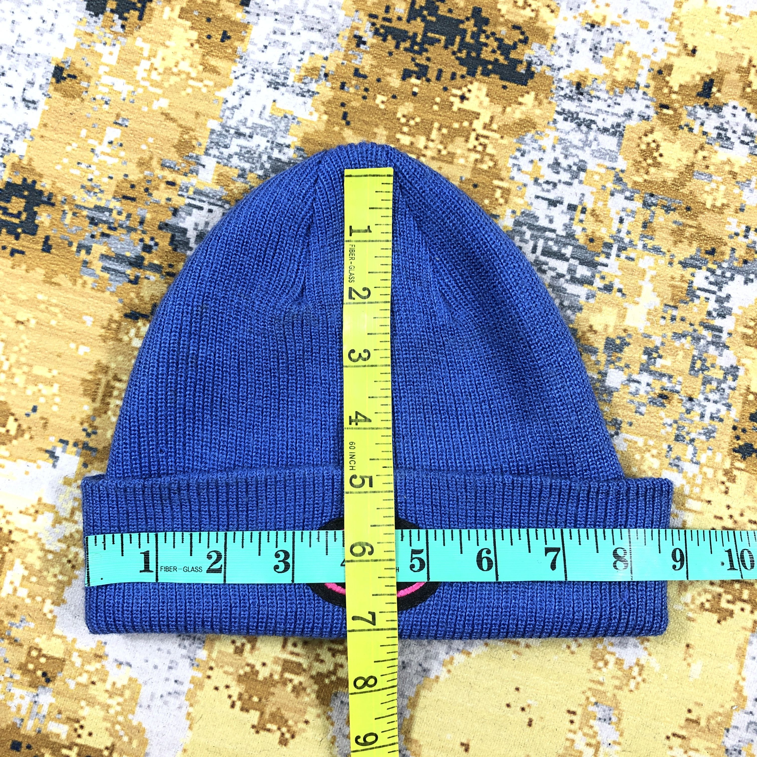 Japanese Brand × Vintage Vintage Pazboy Blue Beanie Hat B2042 Size ONE SIZE - 6 Thumbnail