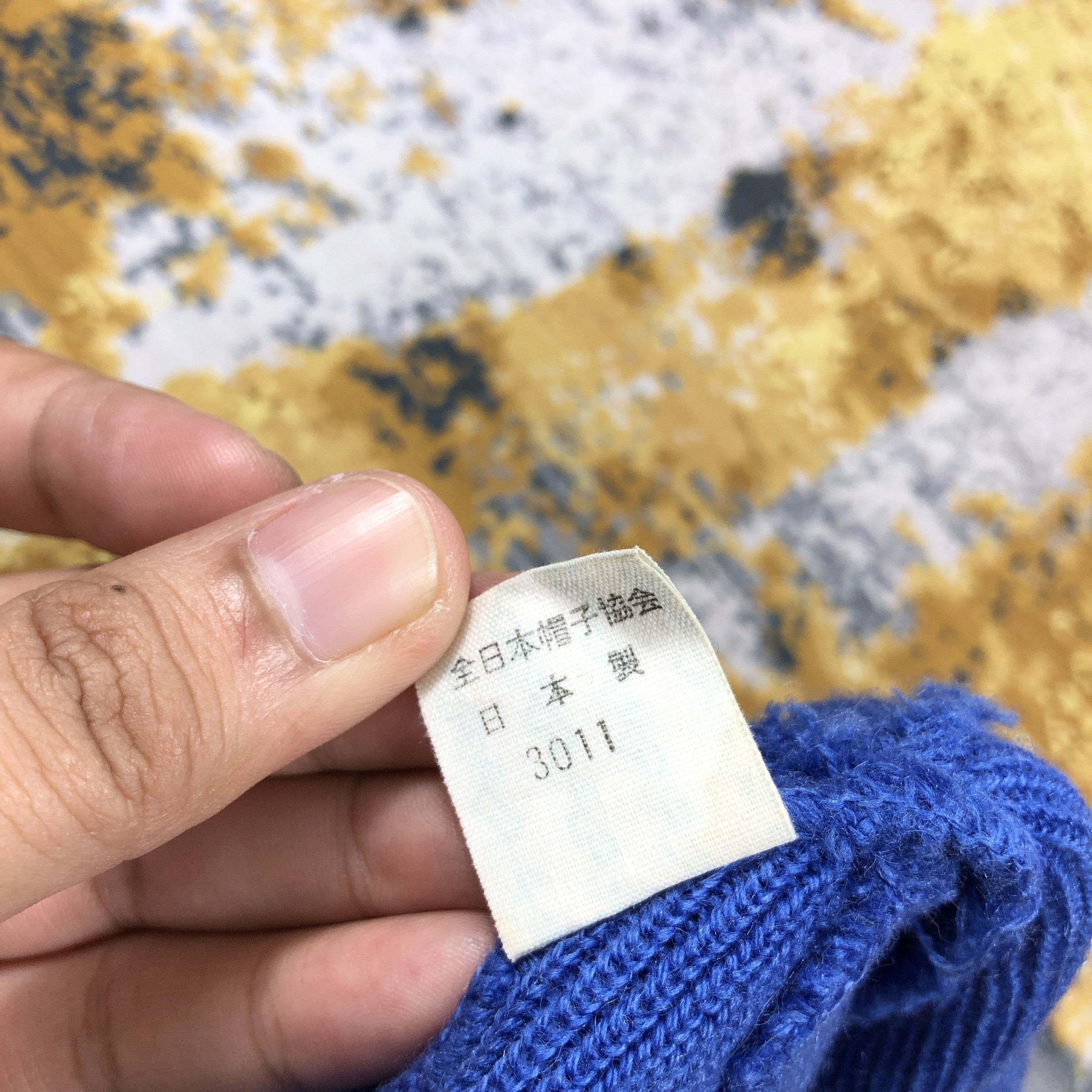 Japanese Brand × Vintage Vintage Pazboy Blue Beanie Hat B2042 Size ONE SIZE - 8 Thumbnail