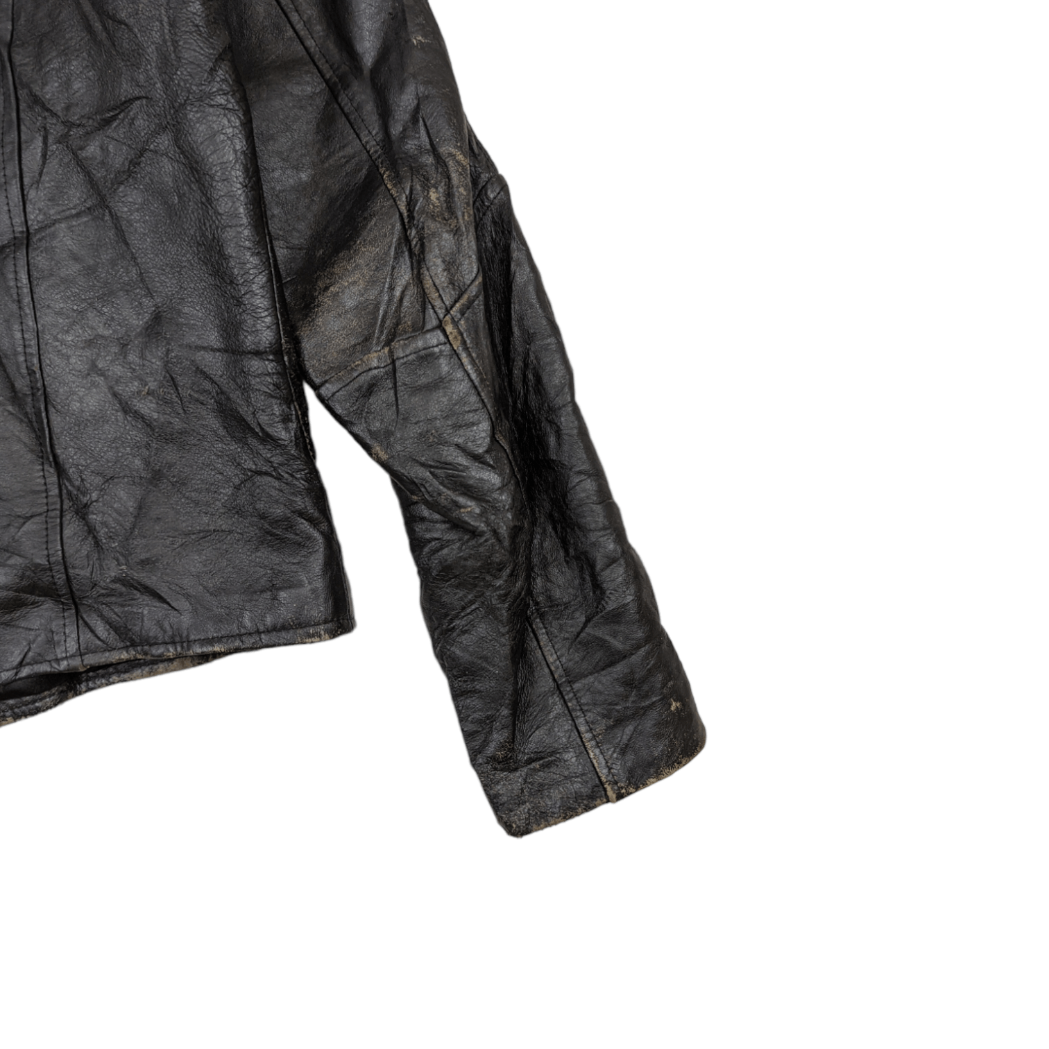 Japanese Brand Vintage H & H LEATHER Sportswear Leather Jacket Size M / US 6-8 / IT 42-44 - 13 Thumbnail