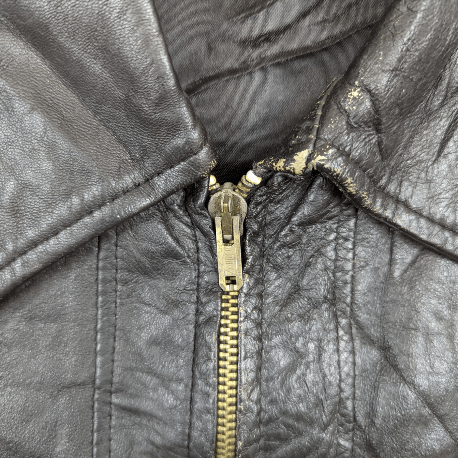 Japanese Brand Vintage H & H LEATHER Sportswear Leather Jacket Size M / US 6-8 / IT 42-44 - 7 Thumbnail