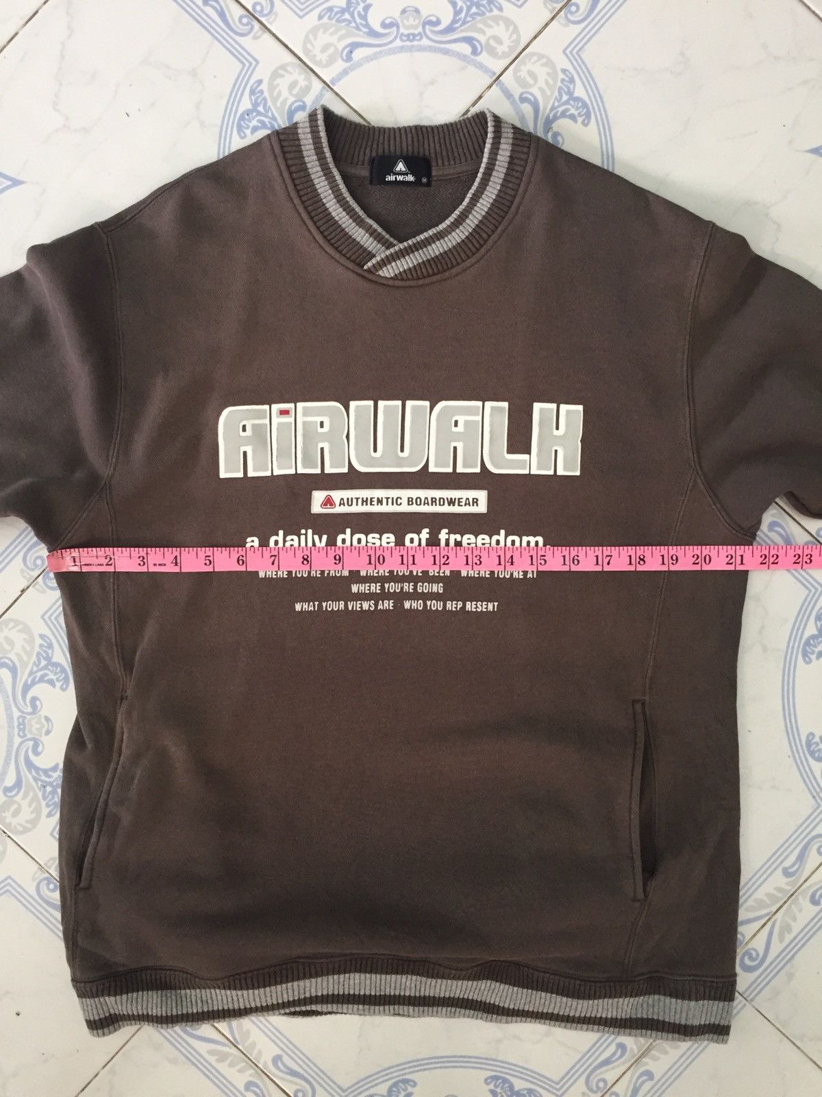 Airwalk Faded Airwalk Big Logo Sweatshirt Size US M / EU 48-50 / 2 - 18 Thumbnail