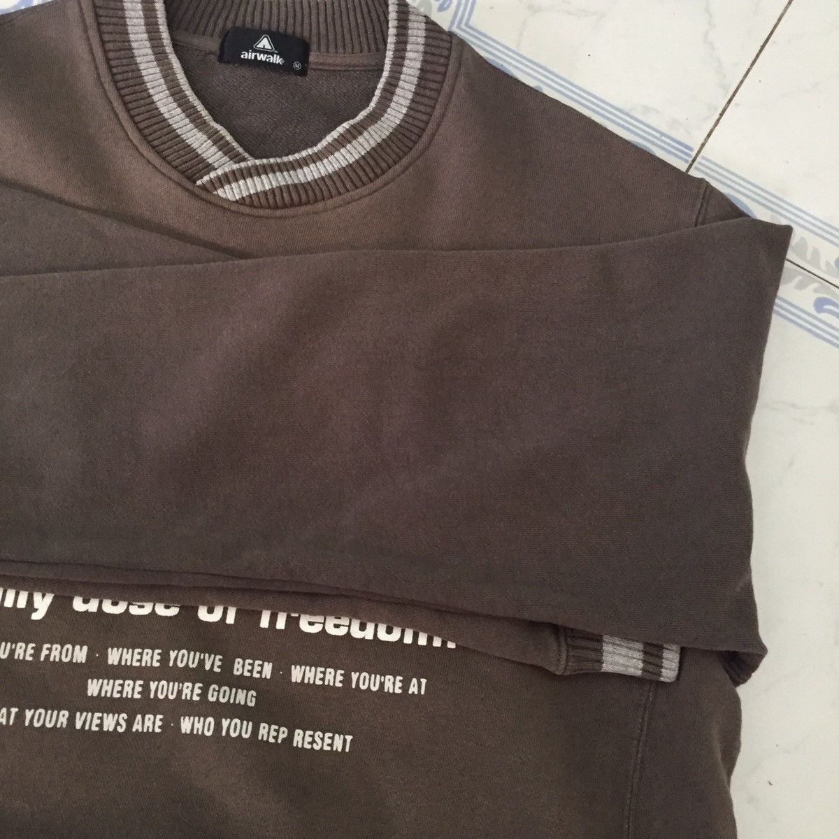 Airwalk Faded Airwalk Big Logo Sweatshirt Size US M / EU 48-50 / 2 - 17 Thumbnail