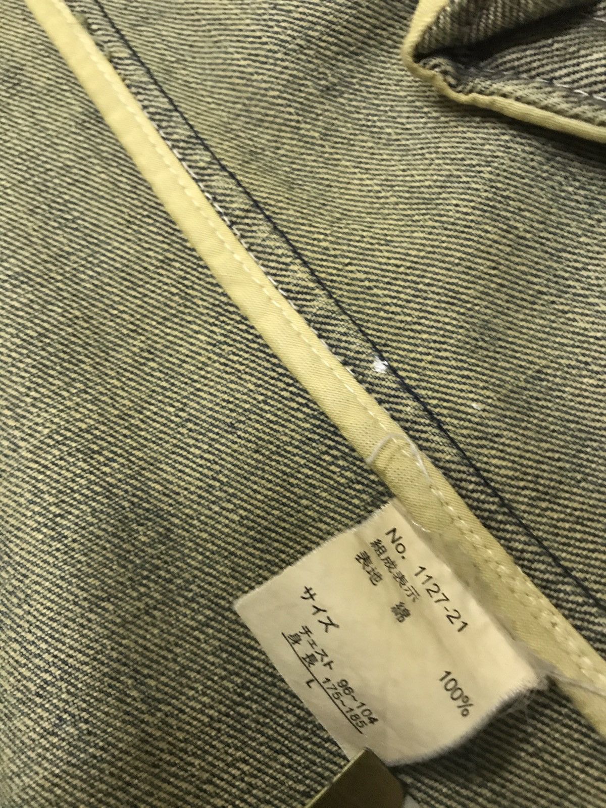 Japanese Brand Berning Sho distressed painting denim jacket inspire JPG Size US L / EU 52-54 / 3 - 9 Thumbnail